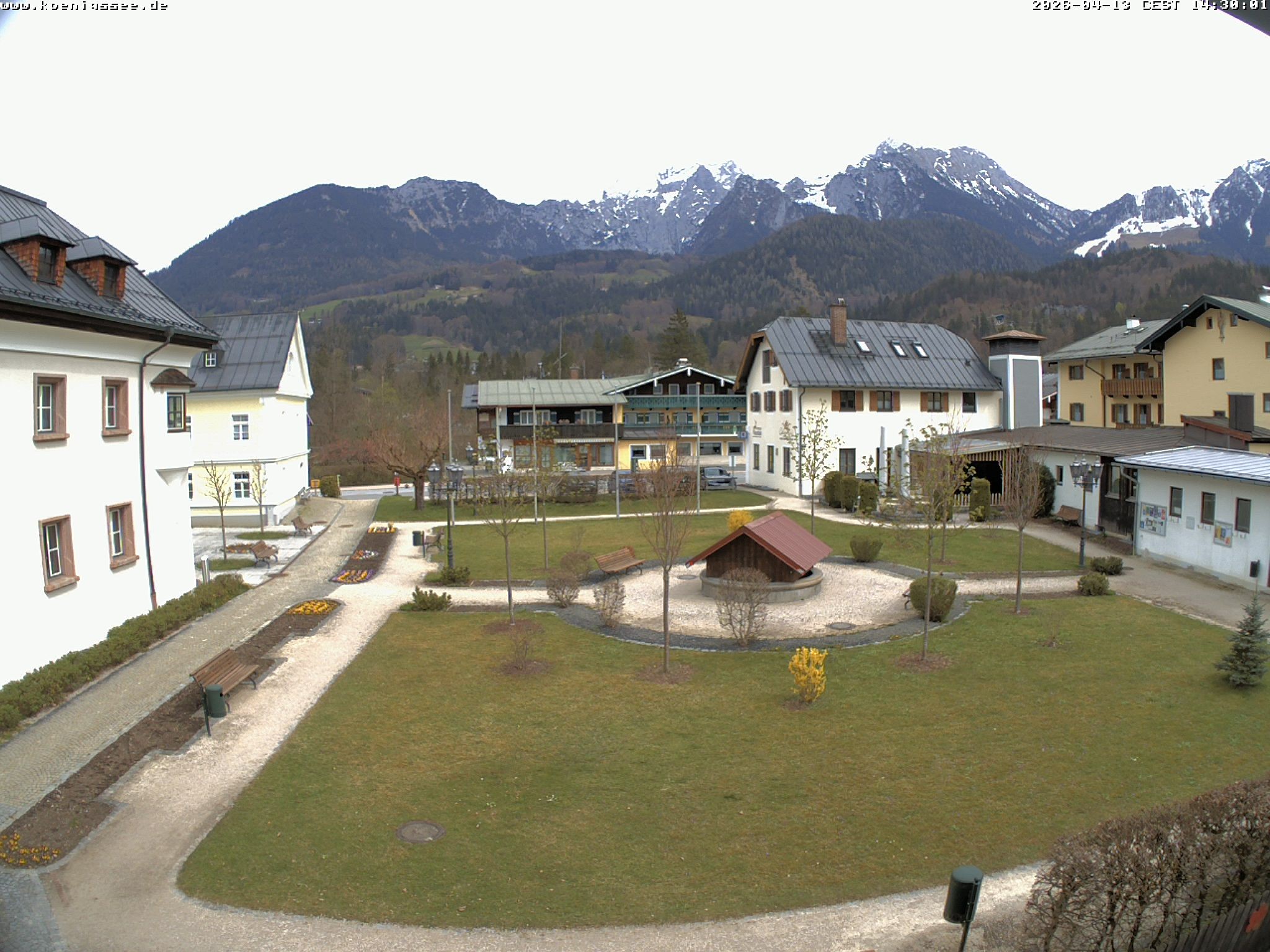 Archiv Foto Webcam Haus des Gastes - Königssee