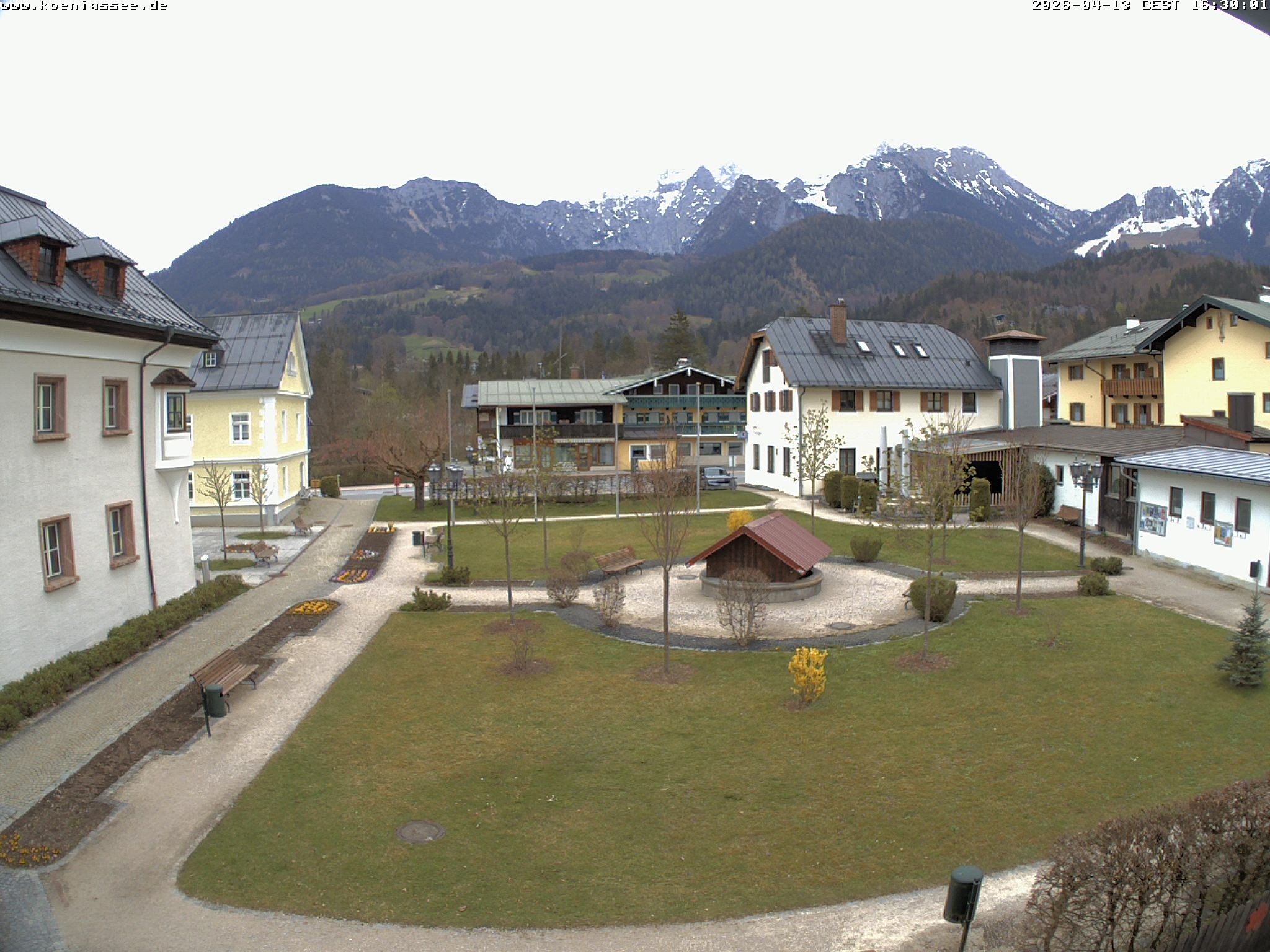 Archiv Foto Webcam Haus des Gastes - Königssee