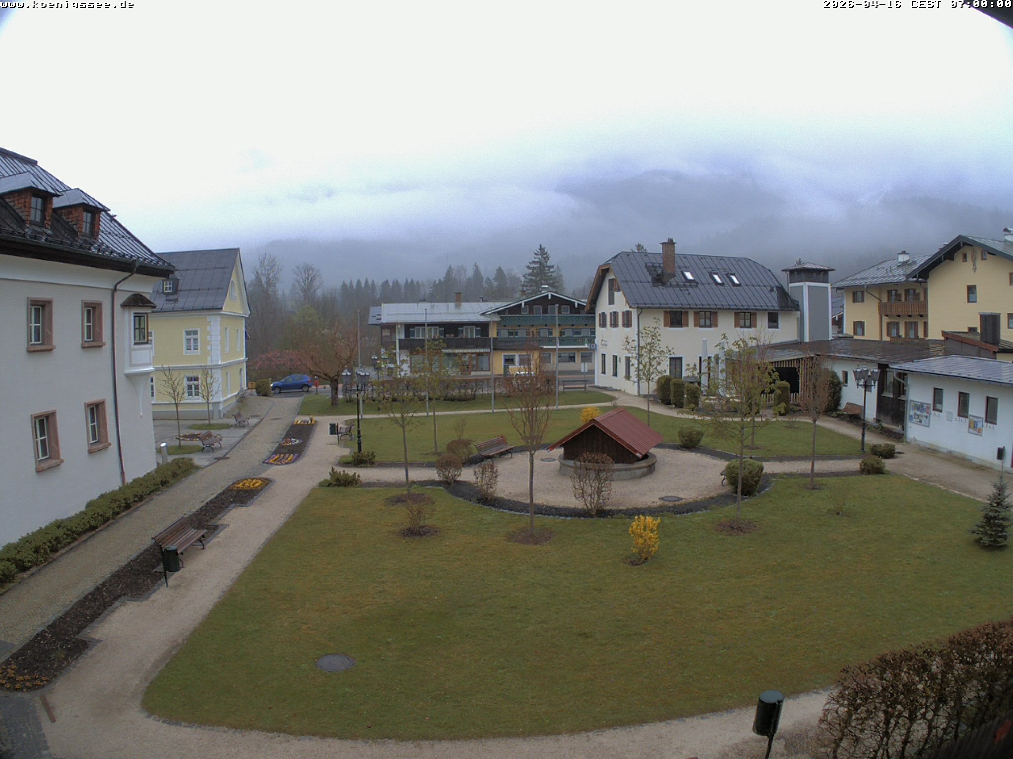 Archiv Foto Webcam Haus des Gastes - Königssee