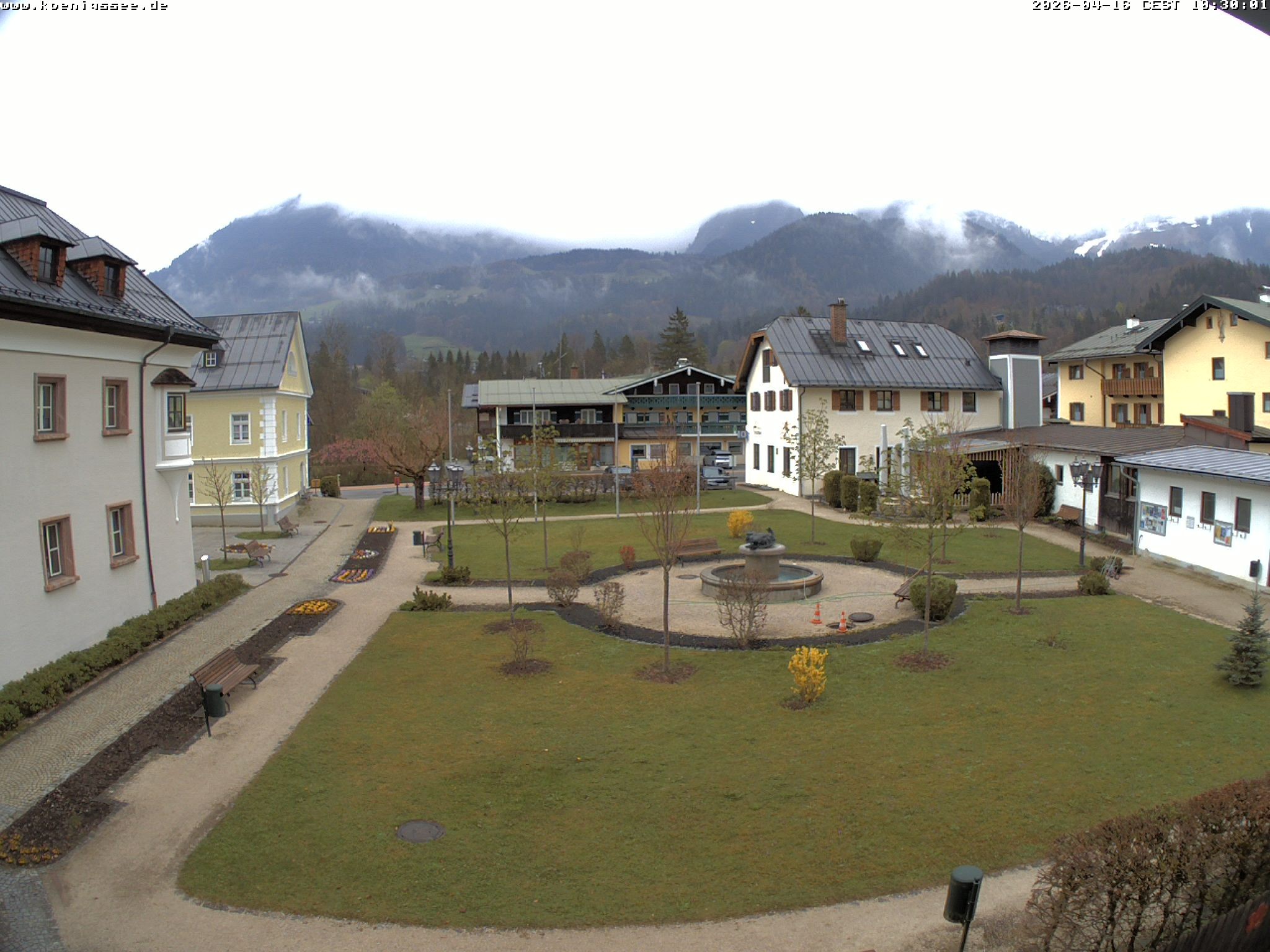 Archiv Foto Webcam Haus des Gastes - Königssee