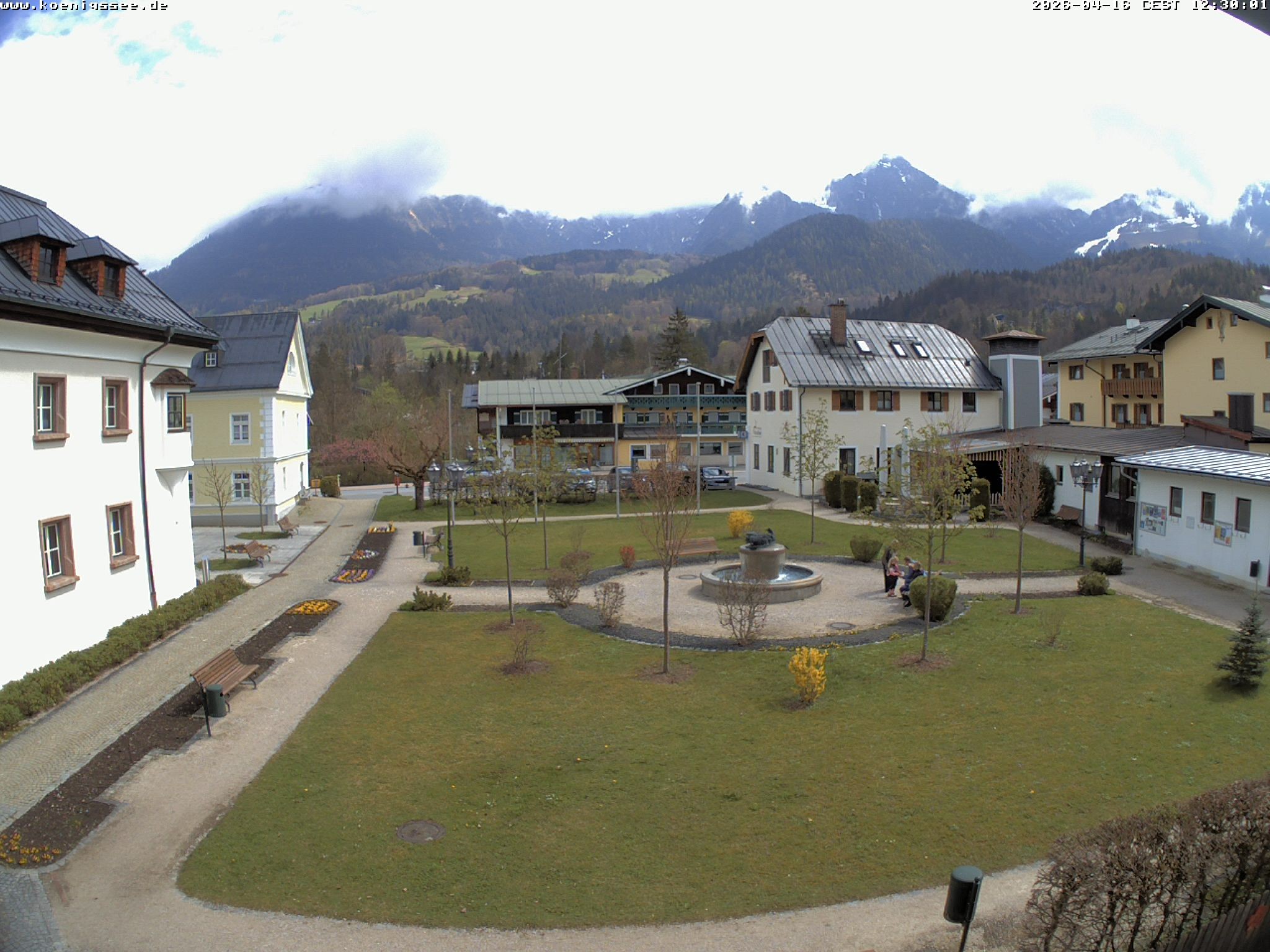 Archiv Foto Webcam Haus des Gastes - Königssee