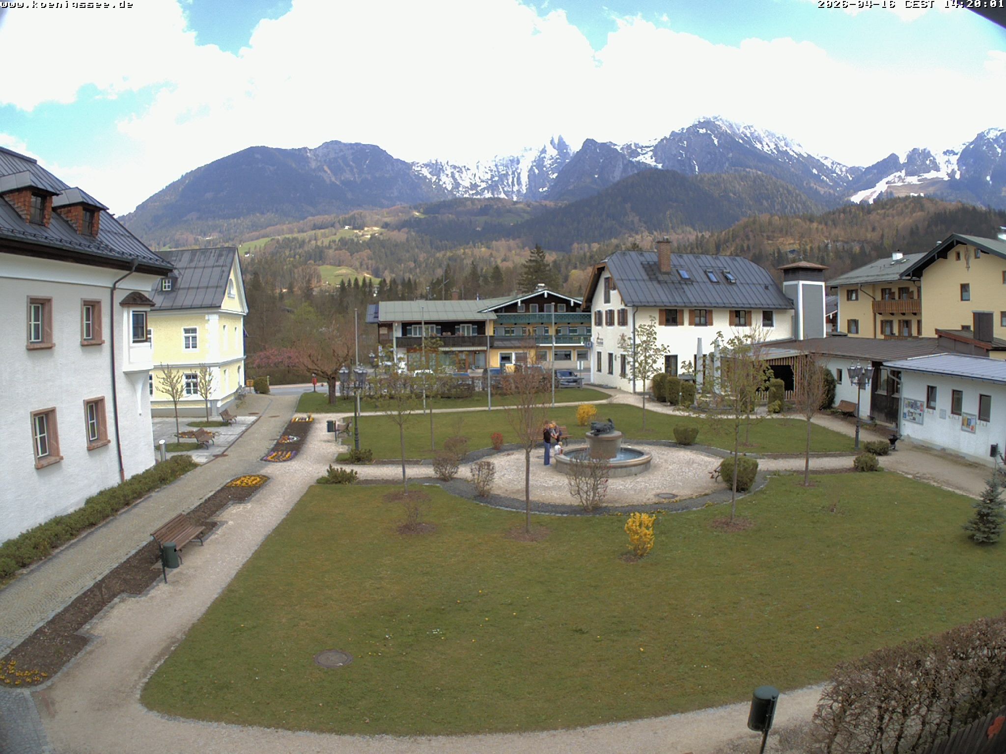 Archiv Foto Webcam Haus des Gastes - Königssee