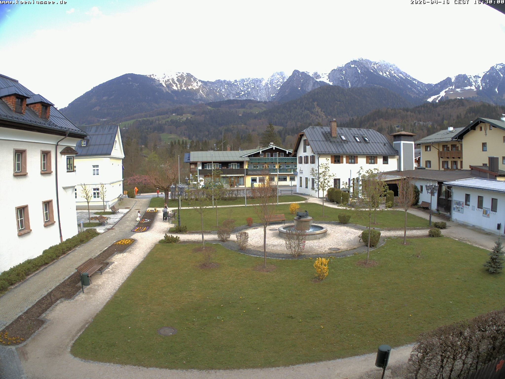 Archiv Foto Webcam Haus des Gastes - Königssee