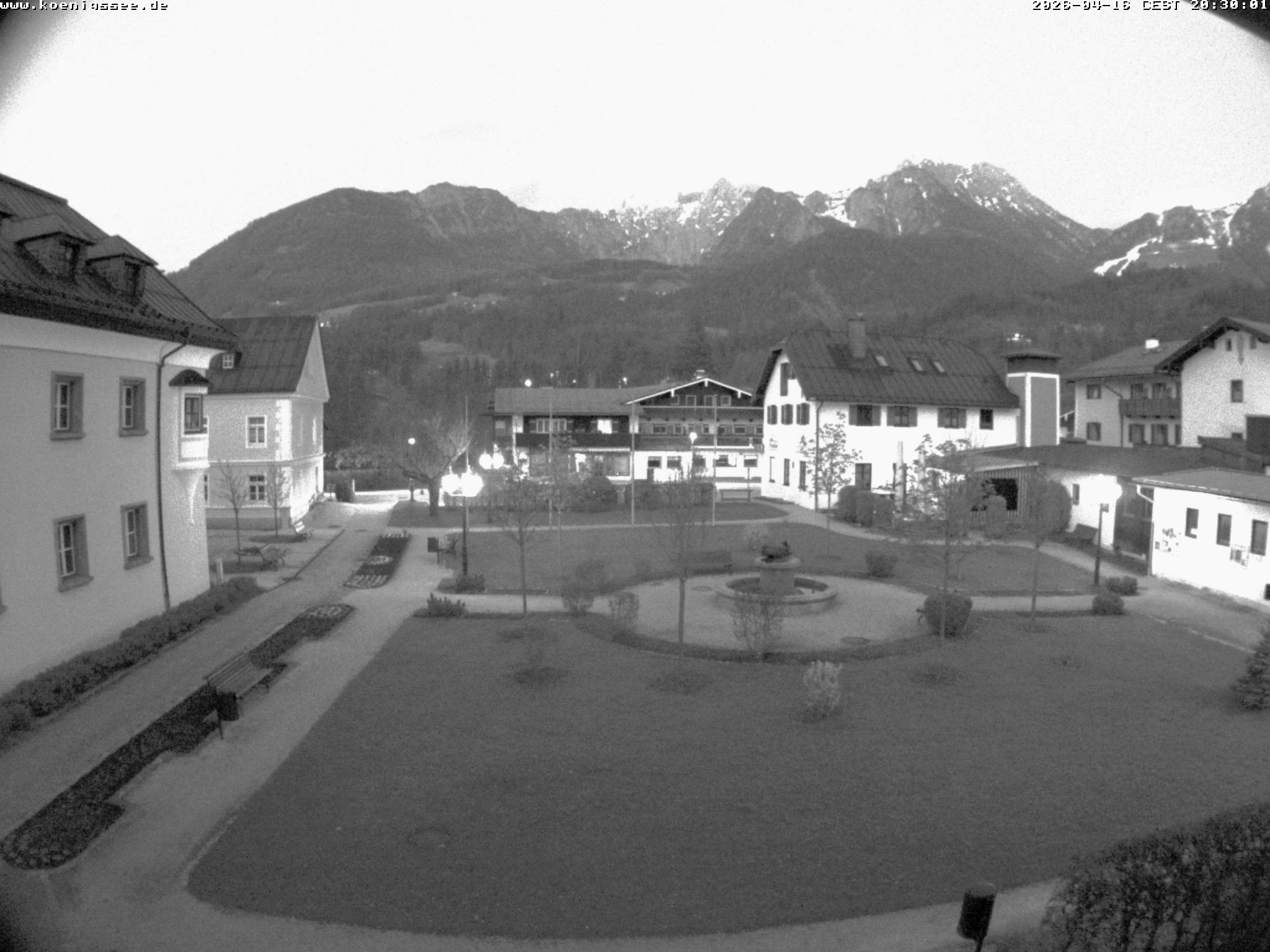 Archiv Foto Webcam Haus des Gastes - Königssee