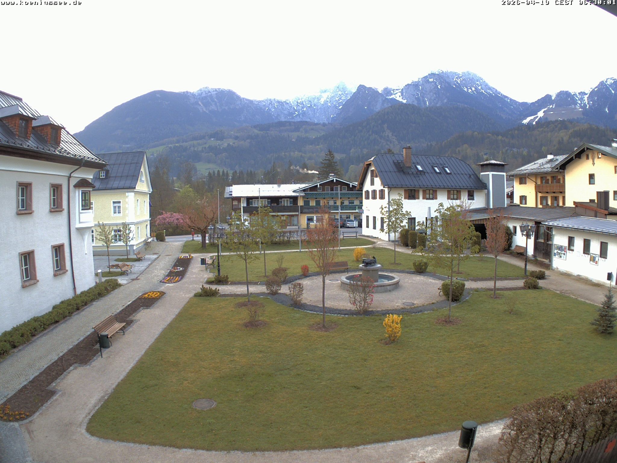 Archiv Foto Webcam Haus des Gastes - Königssee