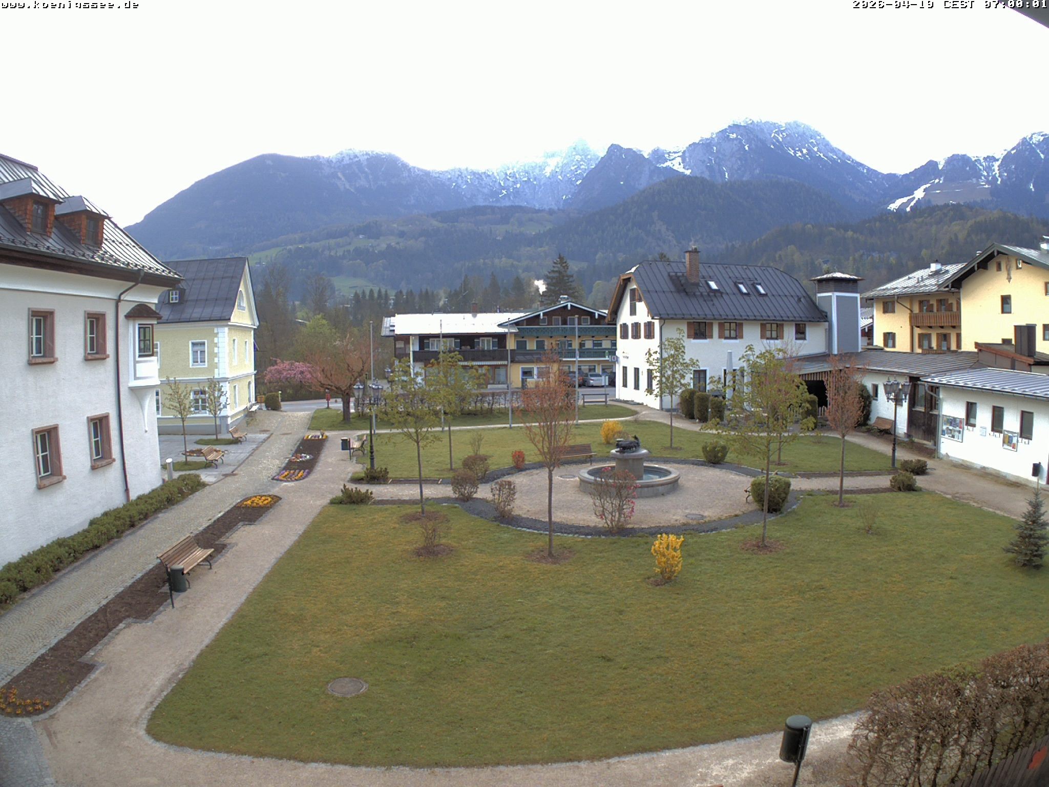 Archiv Foto Webcam Haus des Gastes - Königssee