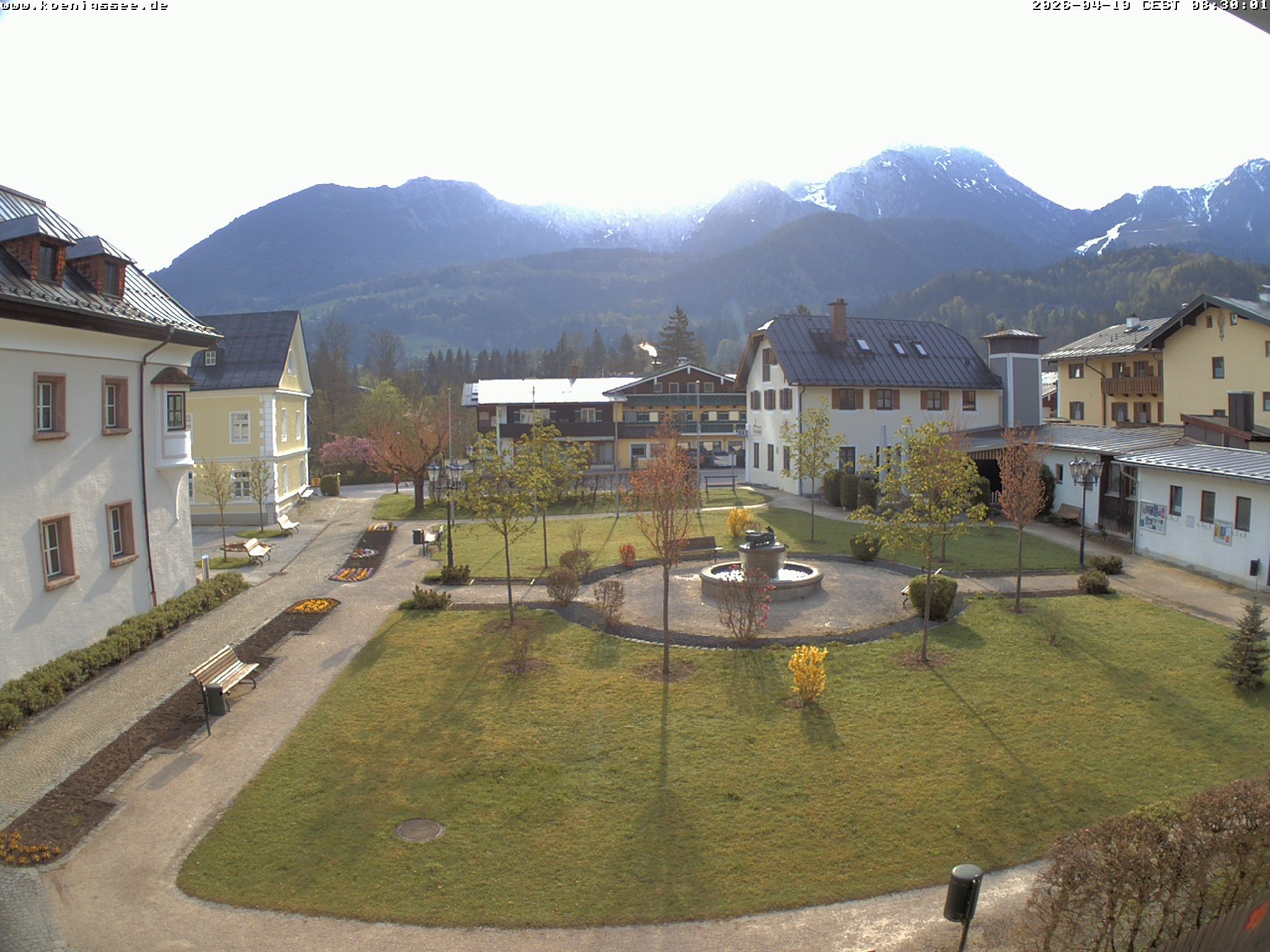 Archiv Foto Webcam Haus des Gastes - Königssee