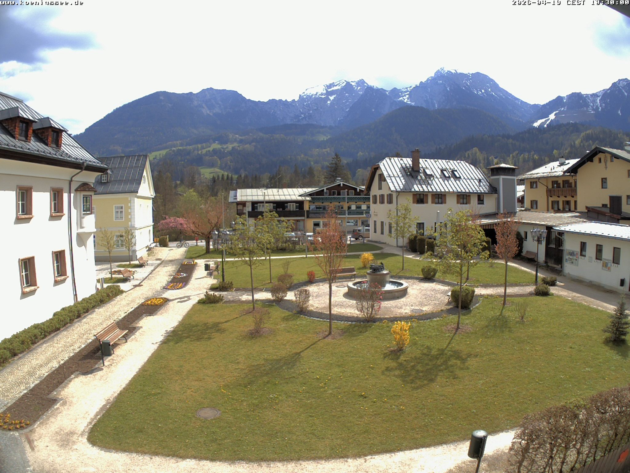 Archiv Foto Webcam Haus des Gastes - Königssee