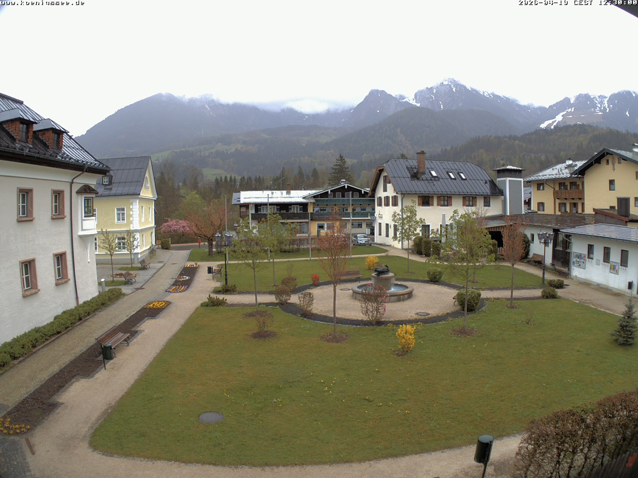 Archiv Foto Webcam Haus des Gastes - Königssee