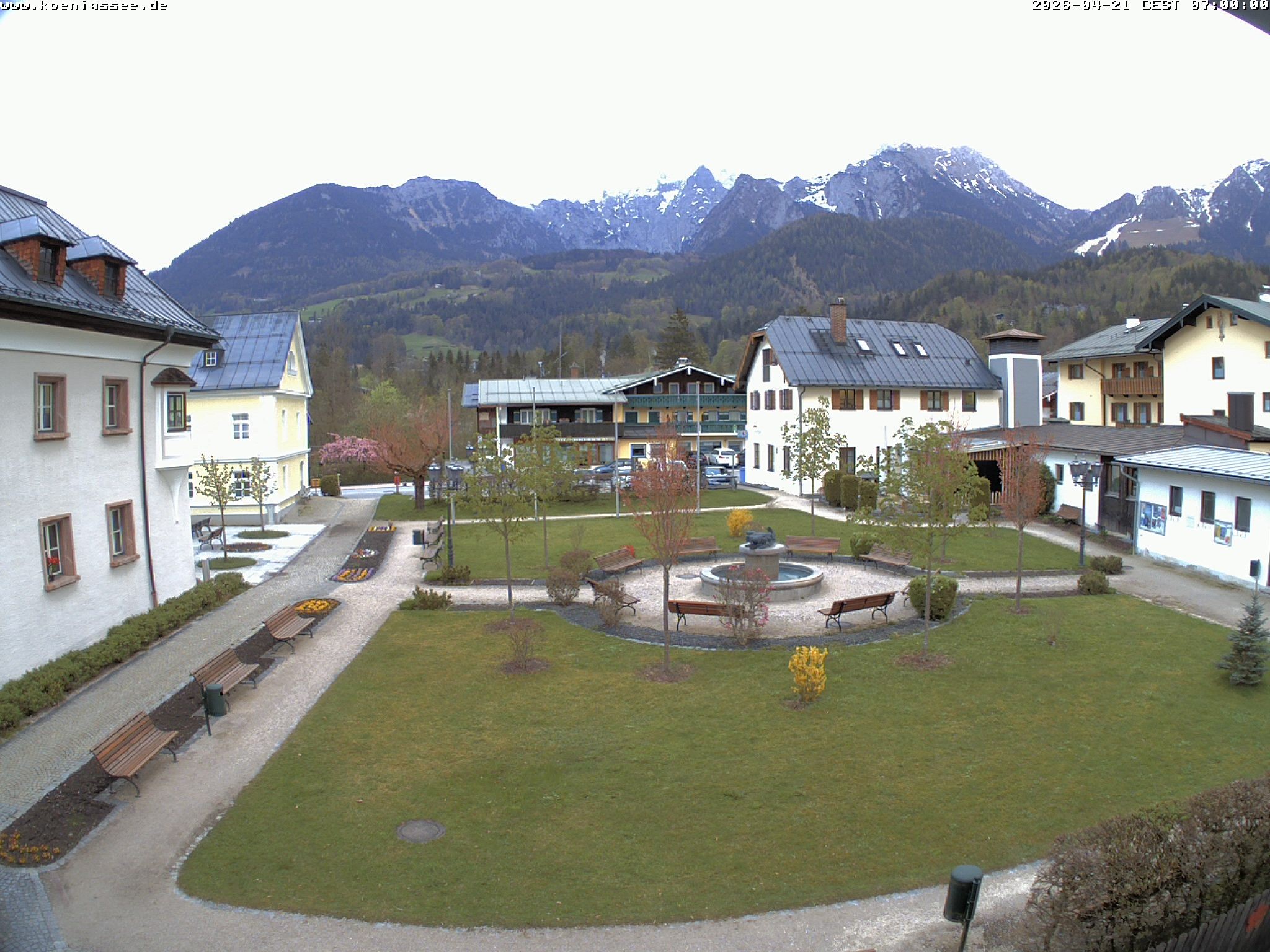 Archiv Foto Webcam Haus des Gastes - Königssee