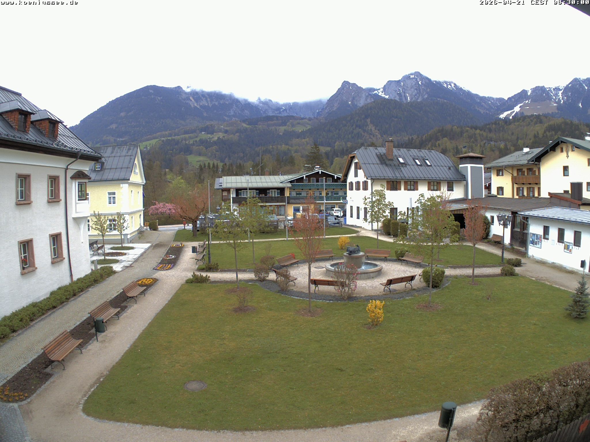 Archiv Foto Webcam Haus des Gastes - Königssee