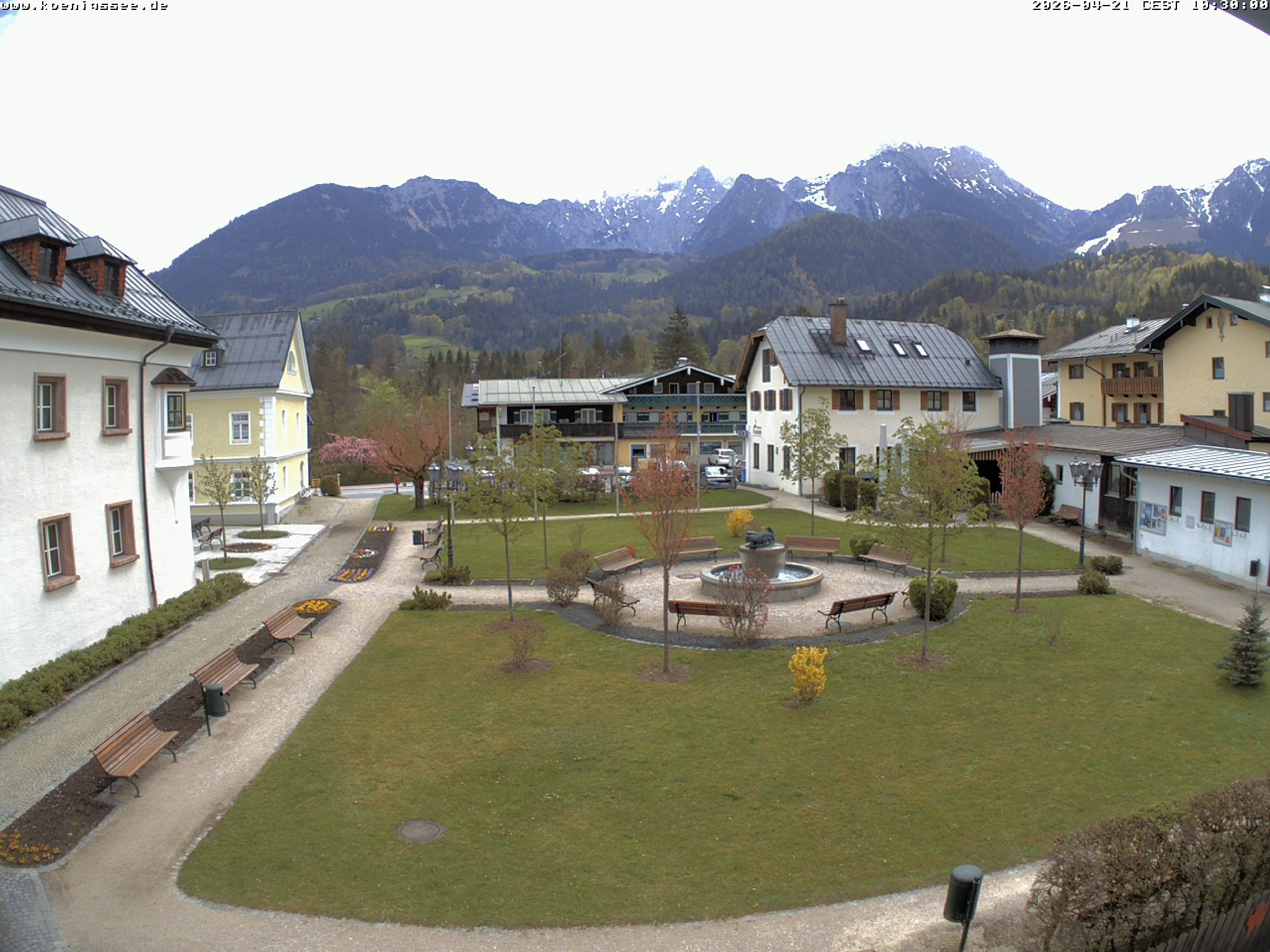 Archiv Foto Webcam Haus des Gastes - Königssee