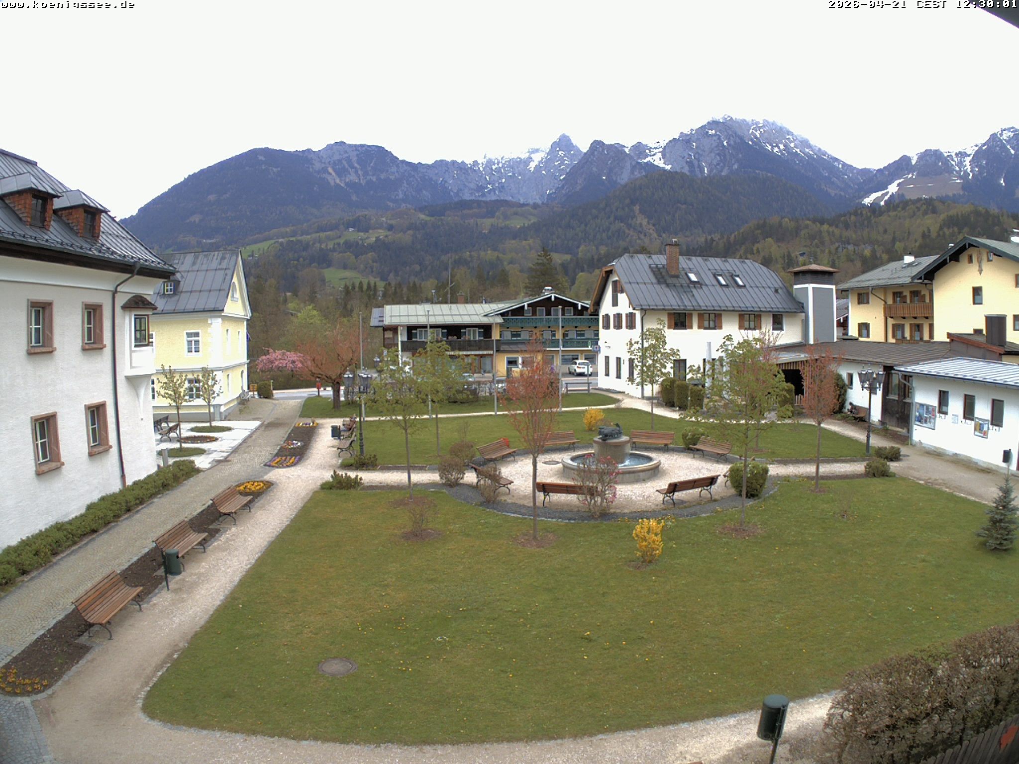 Archiv Foto Webcam Haus des Gastes - Königssee