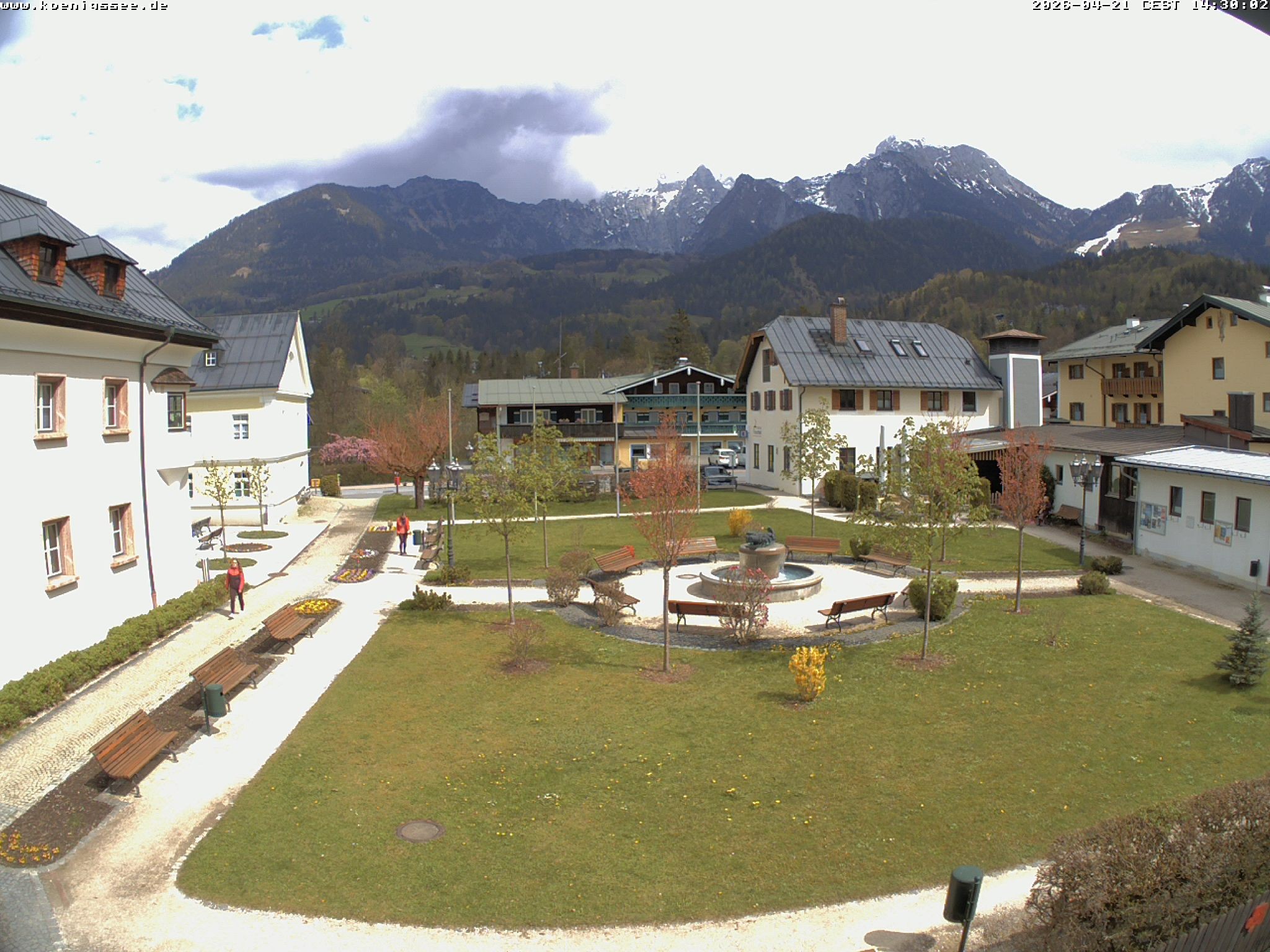 Archiv Foto Webcam Haus des Gastes - Königssee