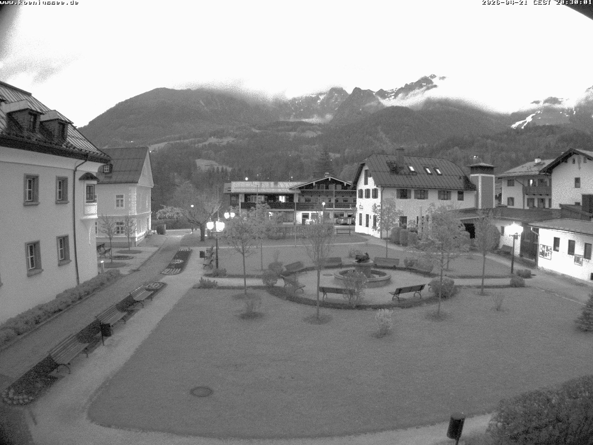 Archiv Foto Webcam Haus des Gastes - Königssee