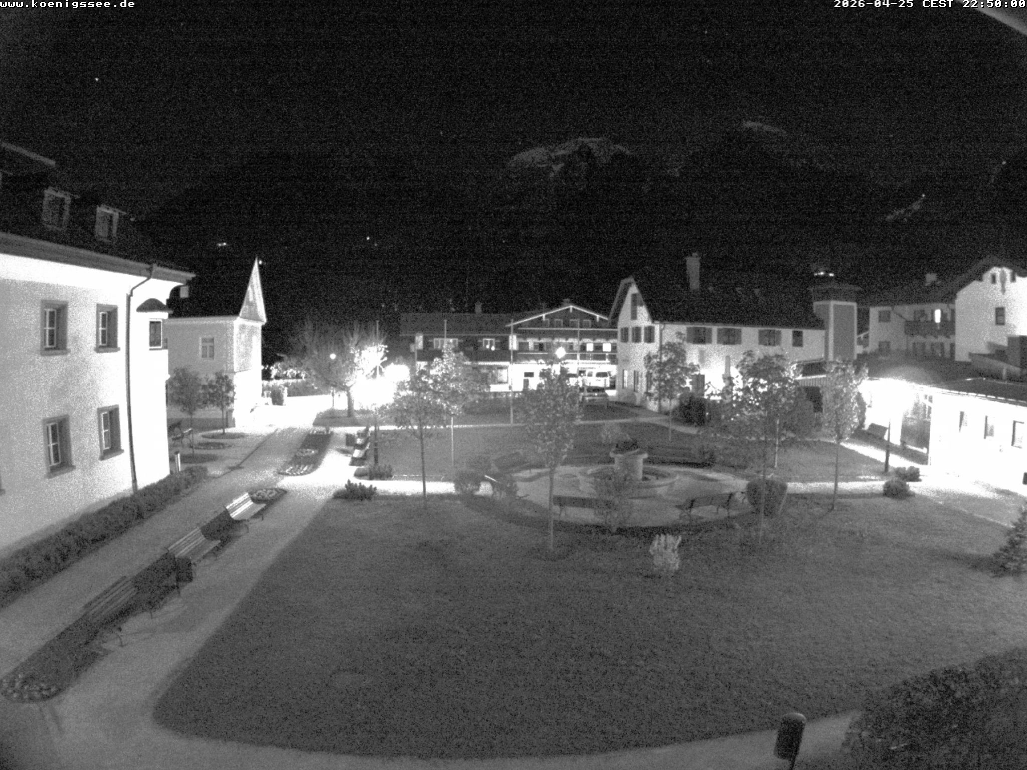 Archiv Foto Webcam Haus des Gastes - Königssee