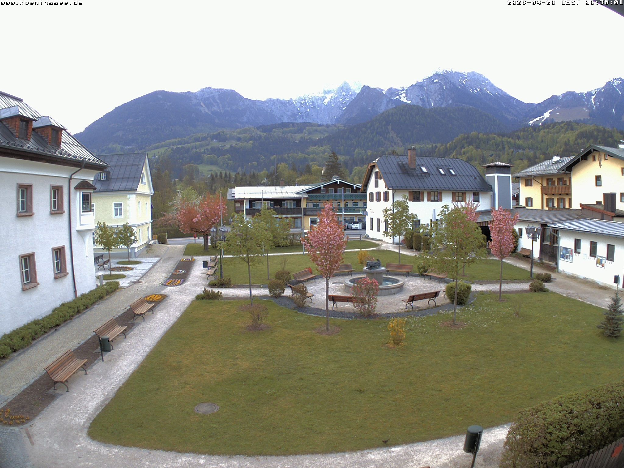 Archiv Foto Webcam Haus des Gastes - Königssee