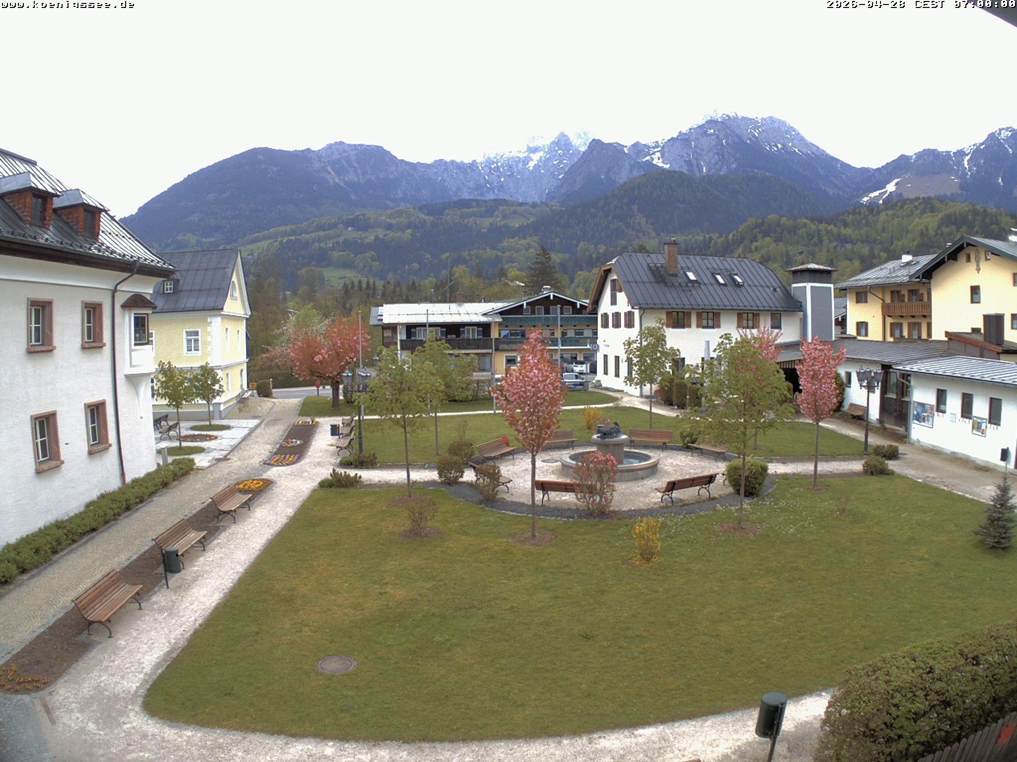 Archiv Foto Webcam Haus des Gastes - Königssee