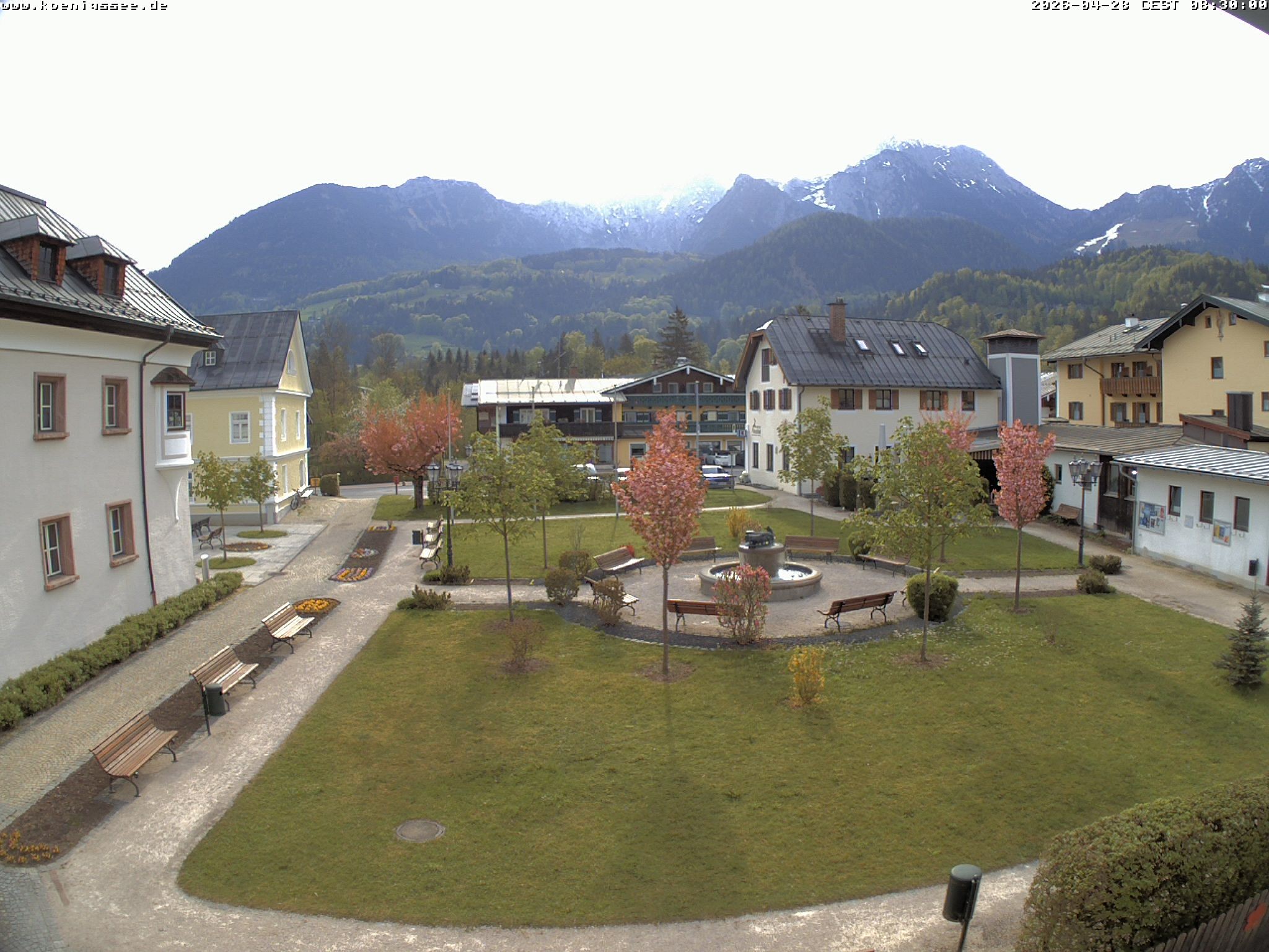 Archiv Foto Webcam Haus des Gastes - Königssee