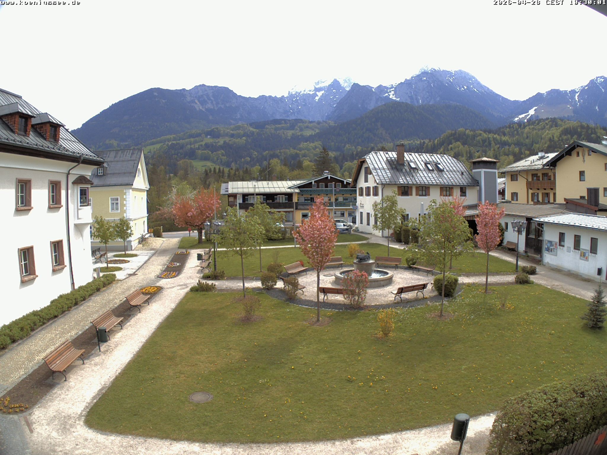 Archiv Foto Webcam Haus des Gastes - Königssee