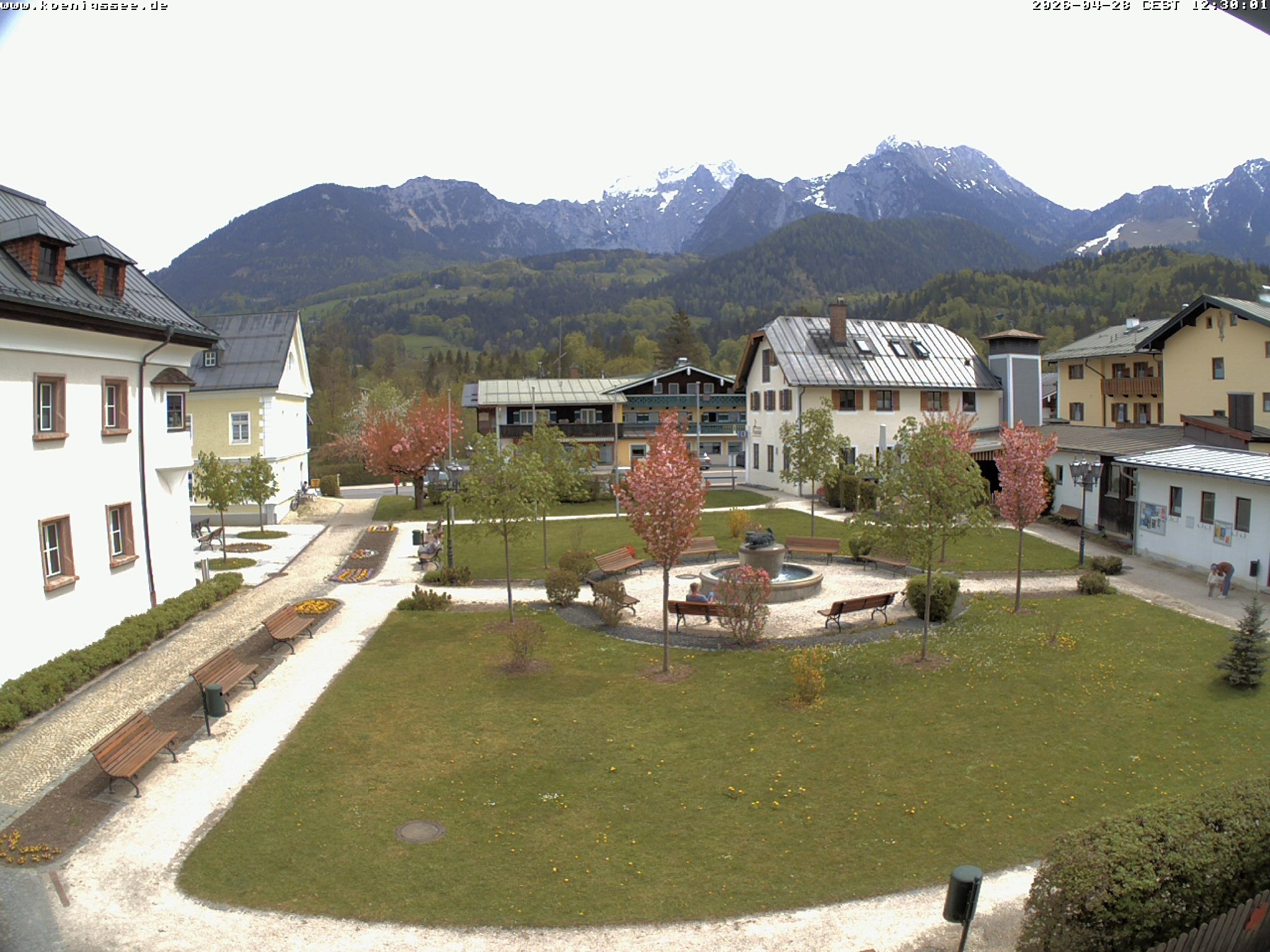 Archiv Foto Webcam Haus des Gastes - Königssee