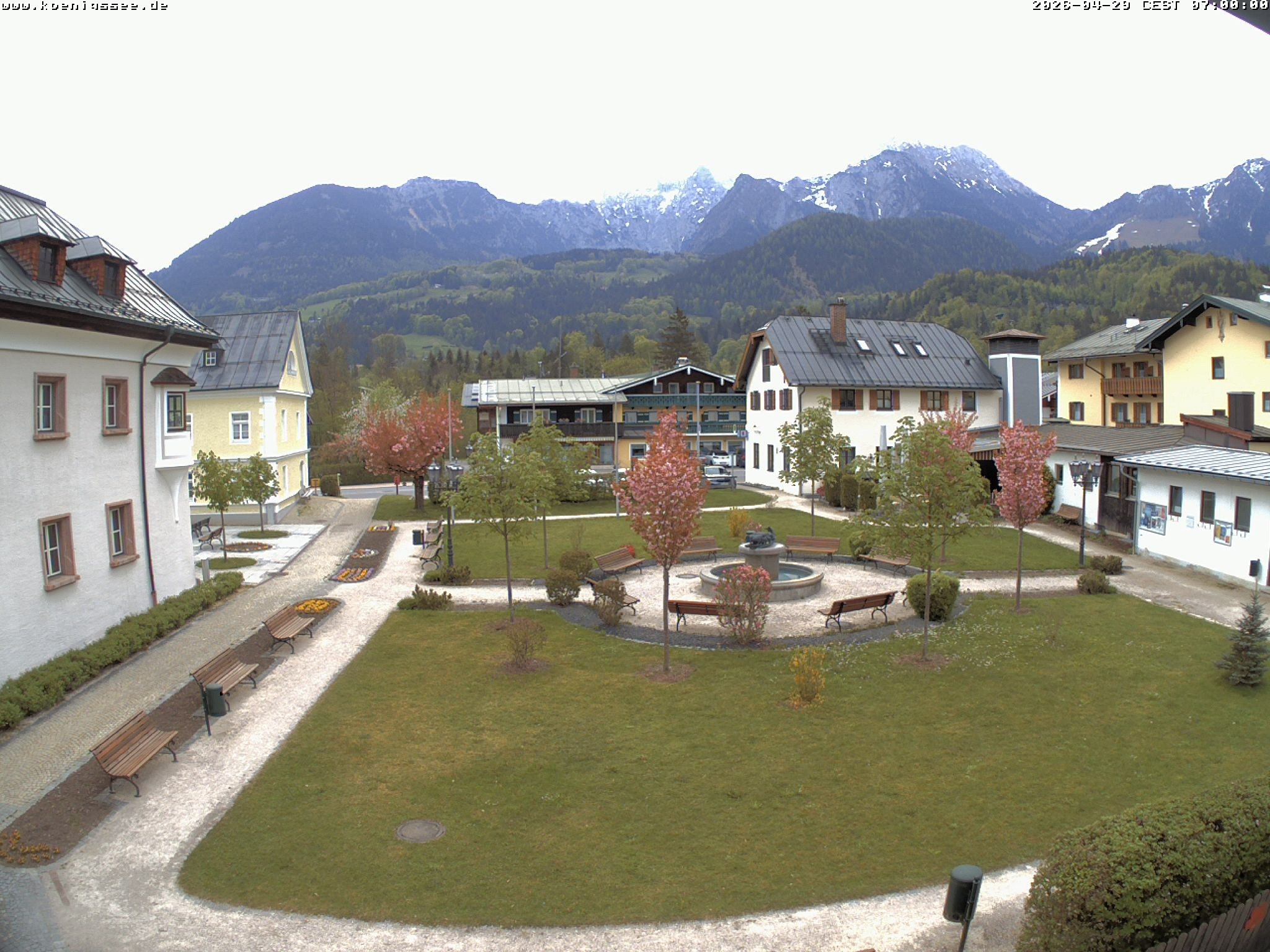 Archiv Foto Webcam Haus des Gastes - Königssee