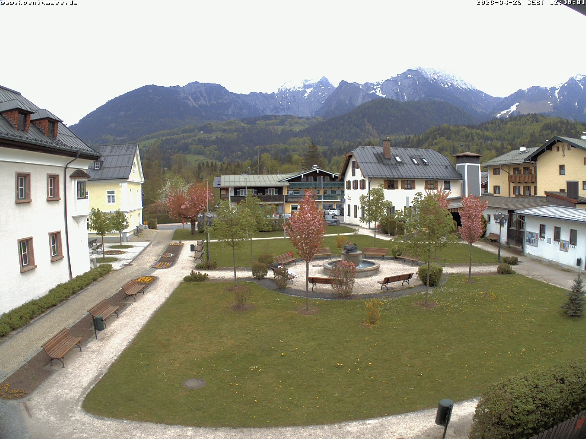 Archiv Foto Webcam Haus des Gastes - Königssee