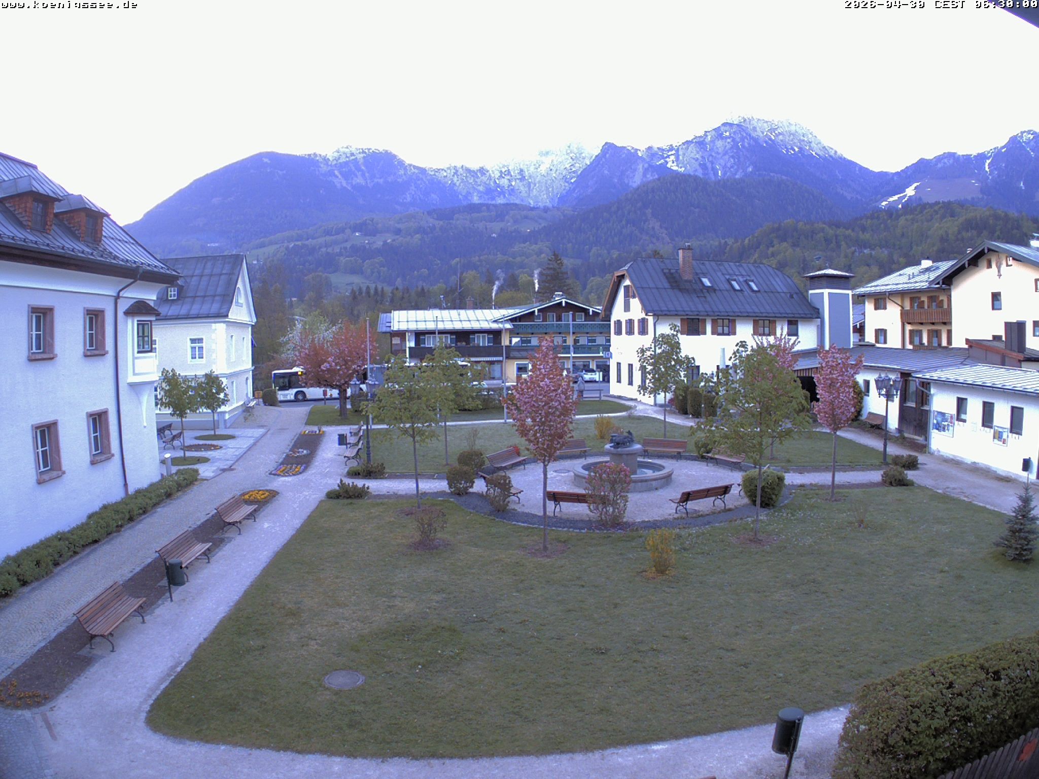 Archiv Foto Webcam Haus des Gastes - Königssee