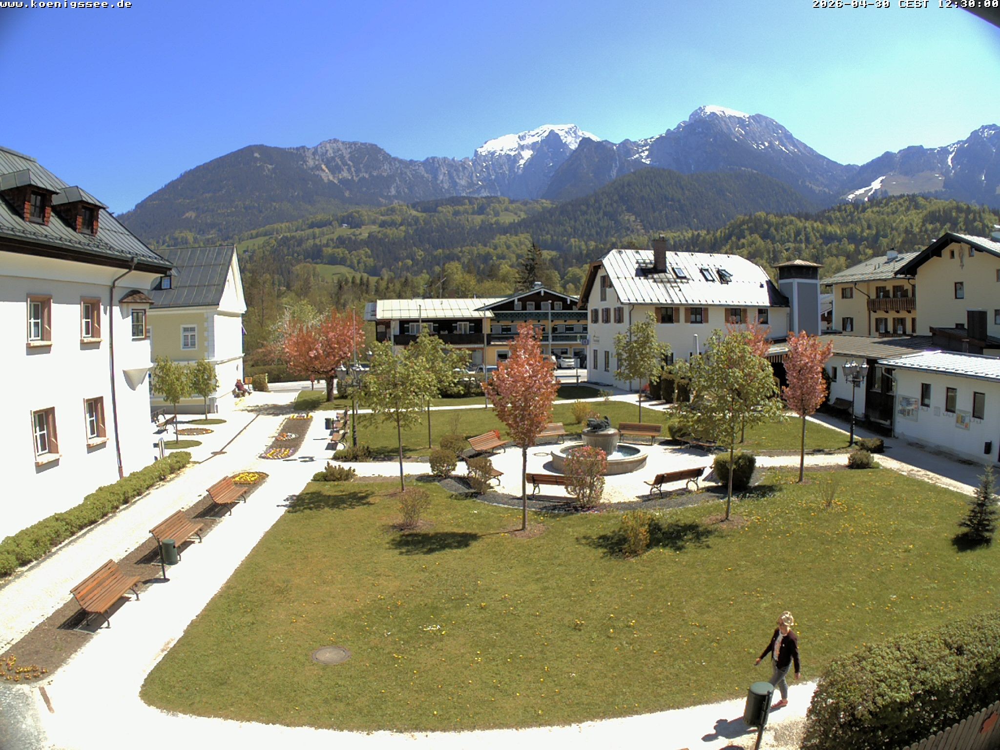 Archiv Foto Webcam Haus des Gastes - Königssee