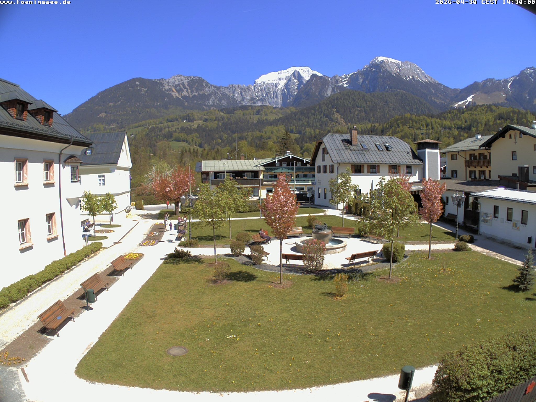 Archiv Foto Webcam Haus des Gastes - Königssee