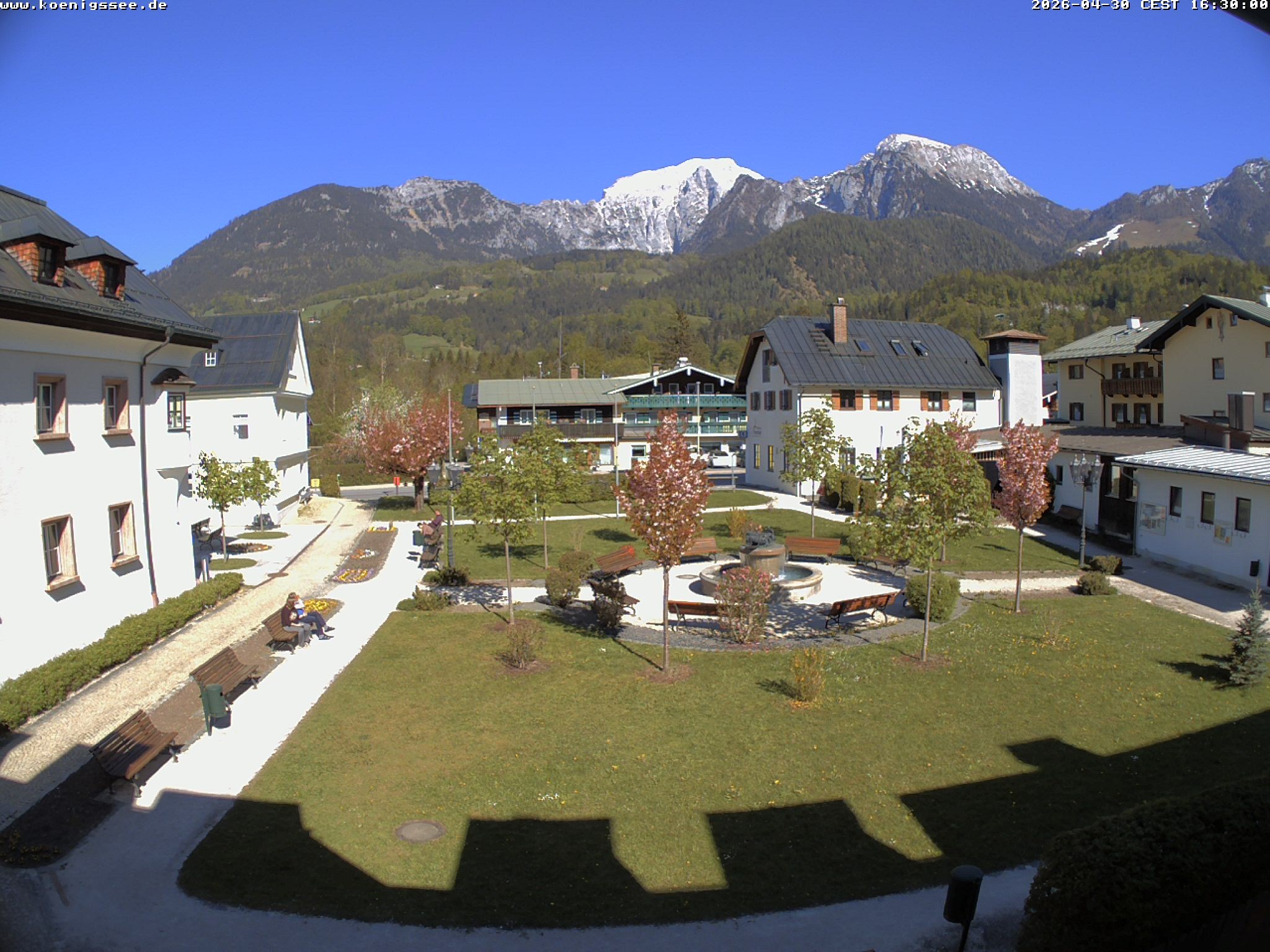 Archiv Foto Webcam Haus des Gastes - Königssee