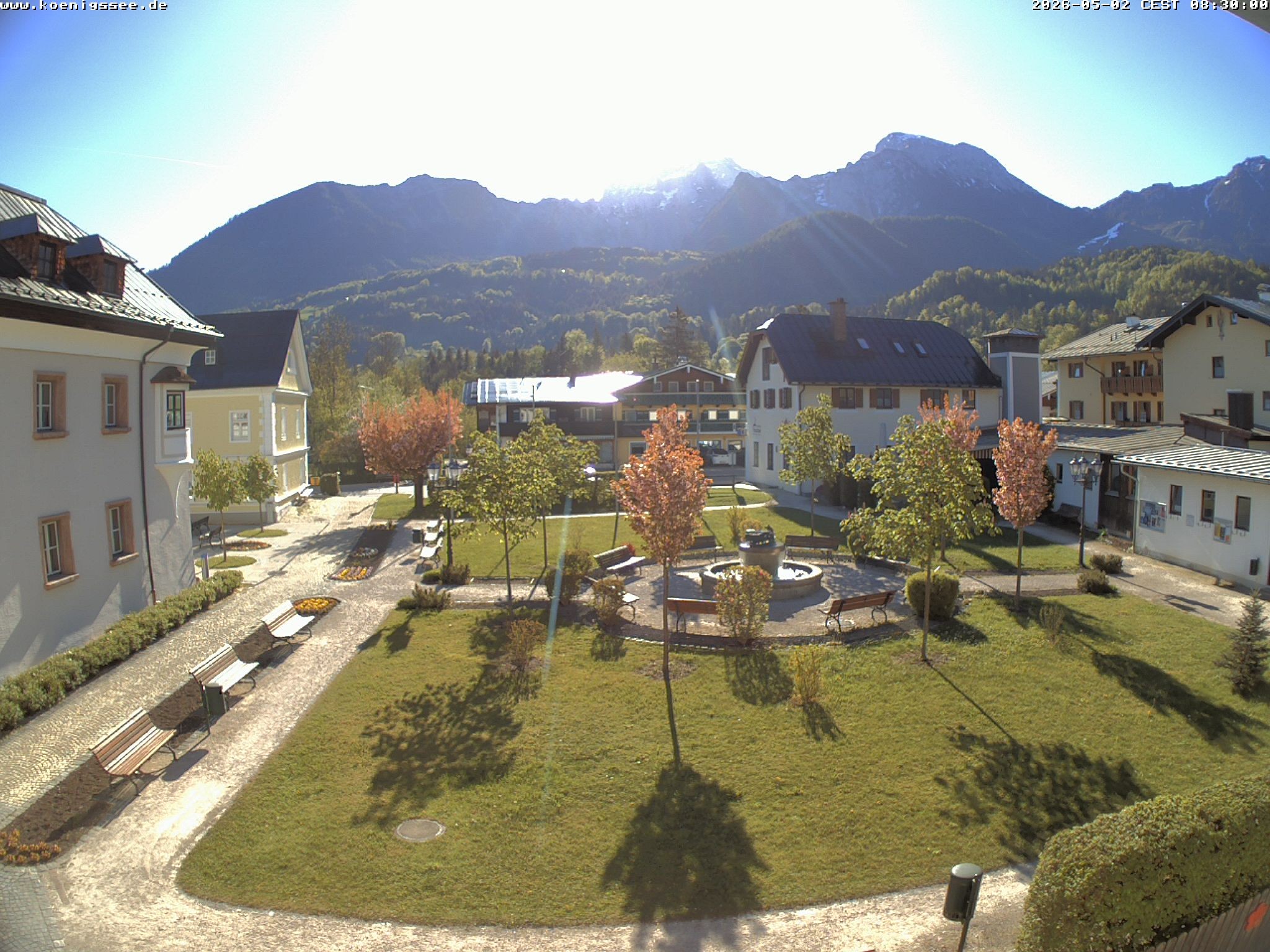 Archiv Foto Webcam Haus des Gastes - Königssee