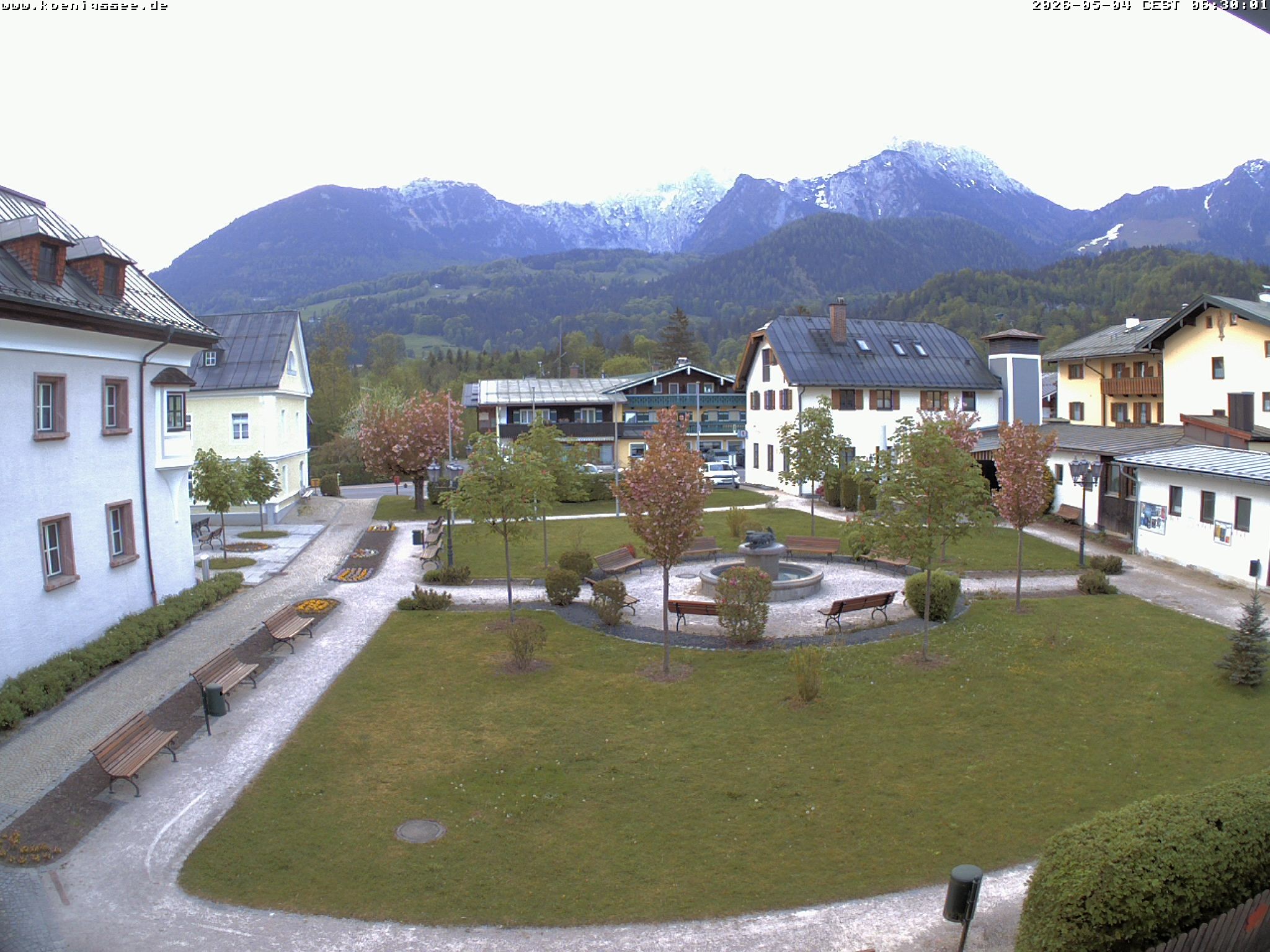 Archiv Foto Webcam Haus des Gastes - Königssee
