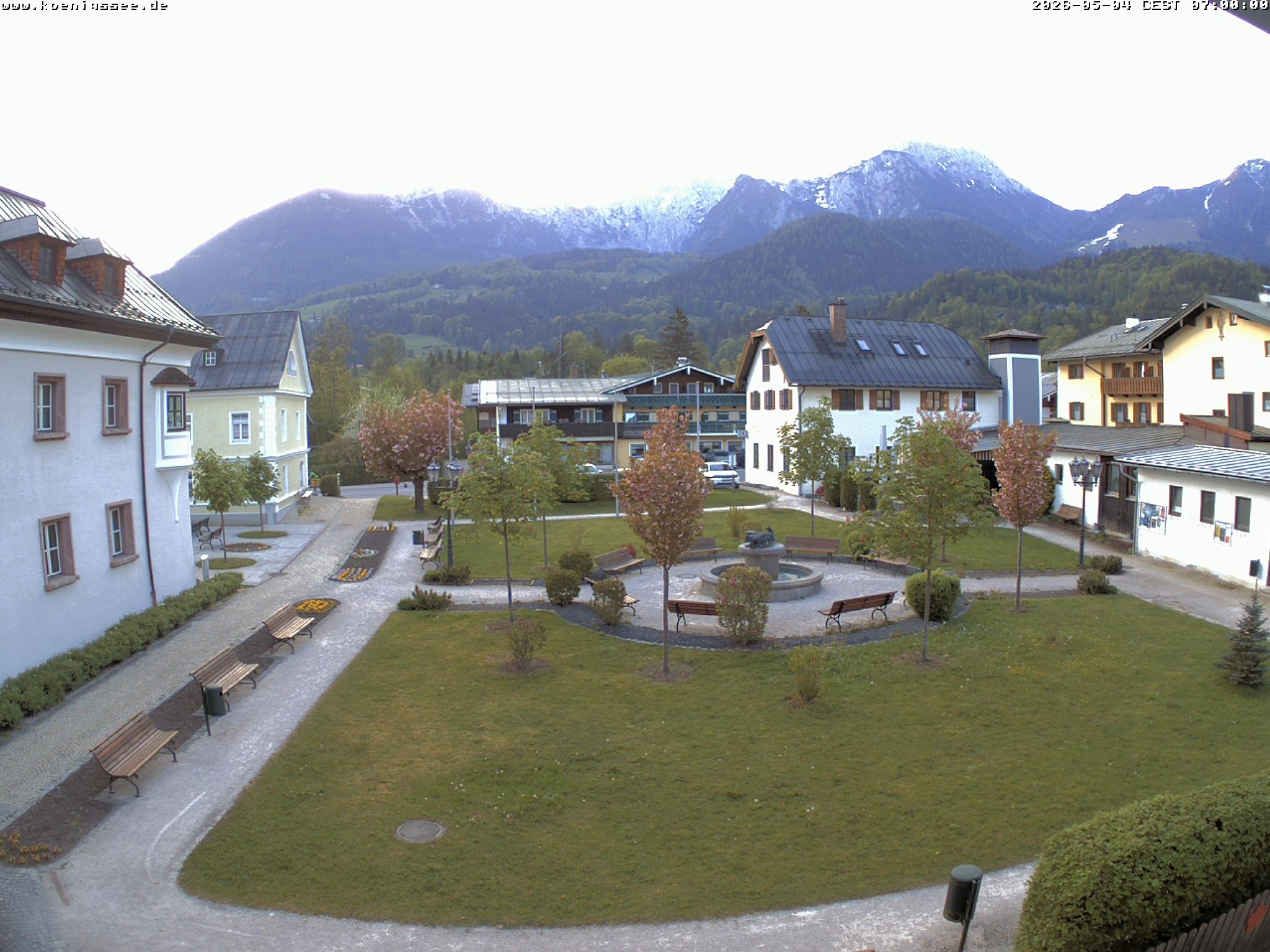 Archiv Foto Webcam Haus des Gastes - Königssee