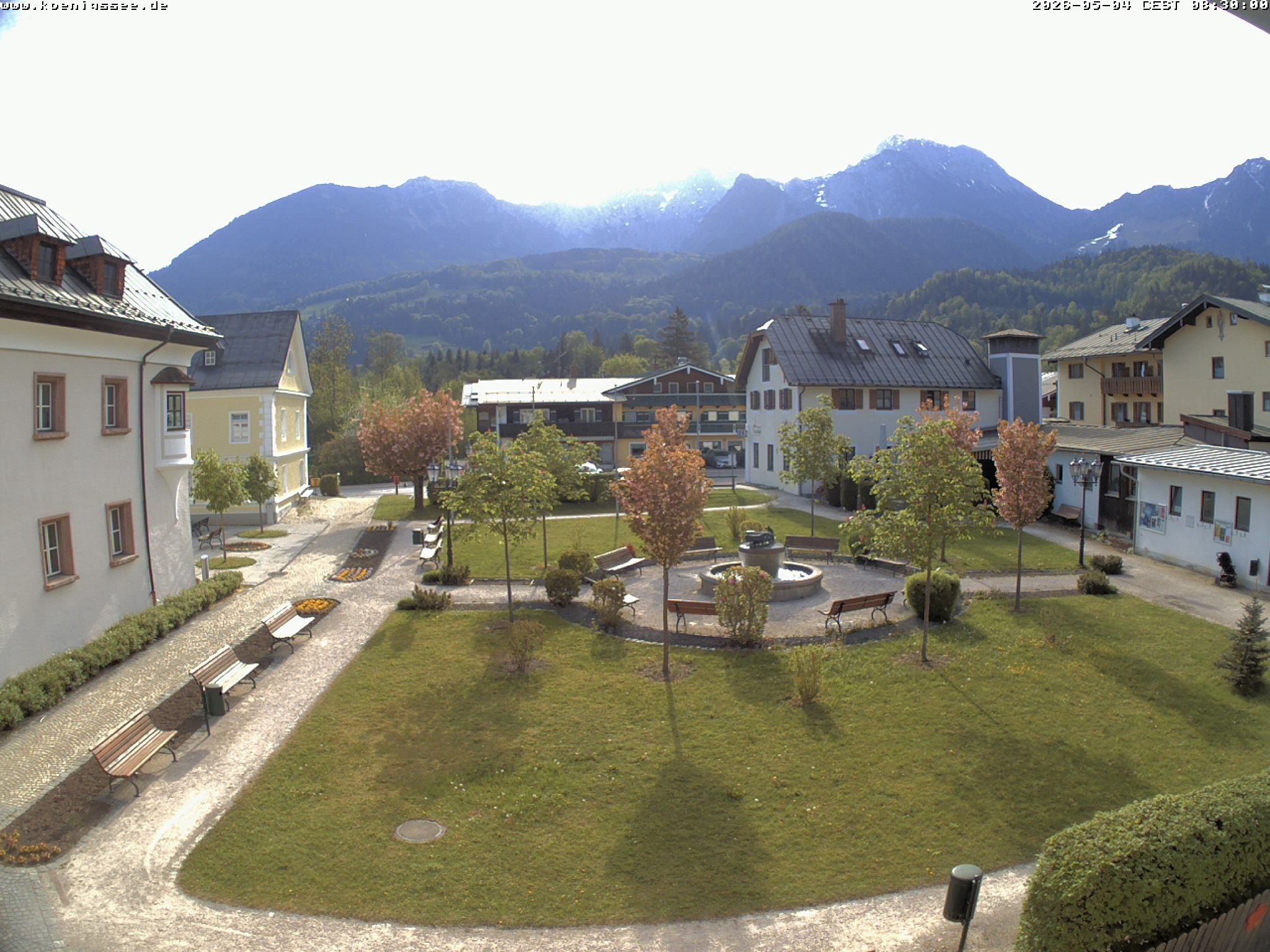 Archiv Foto Webcam Haus des Gastes - Königssee