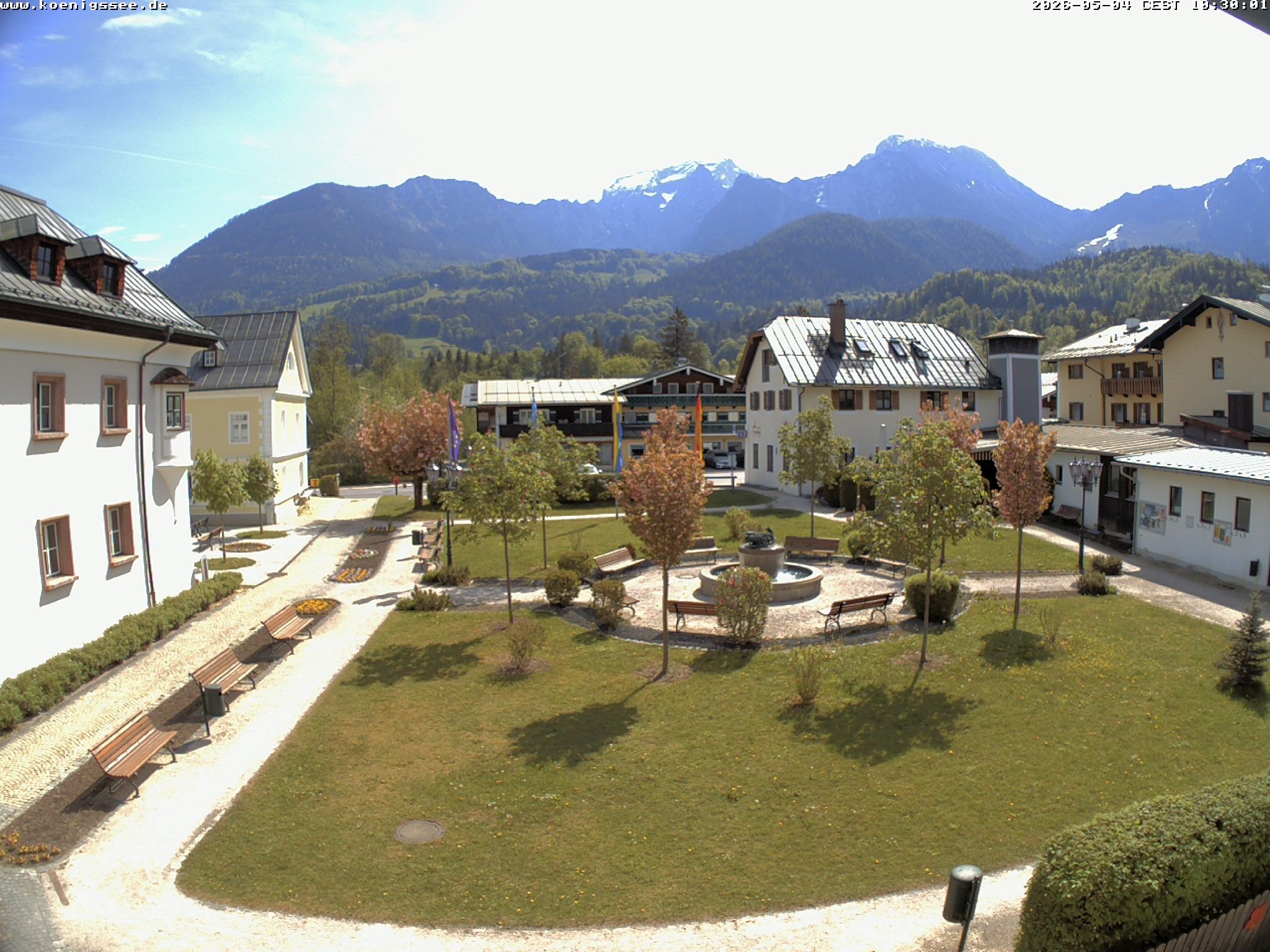 Archiv Foto Webcam Haus des Gastes - Königssee