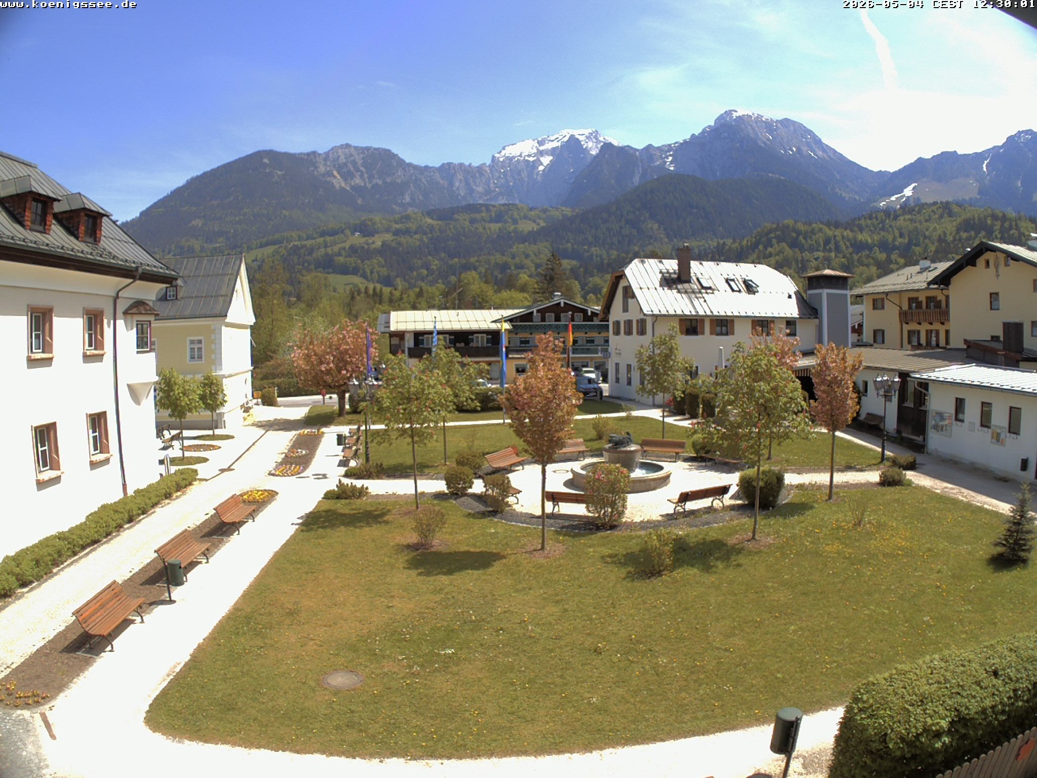 Archiv Foto Webcam Haus des Gastes - Königssee