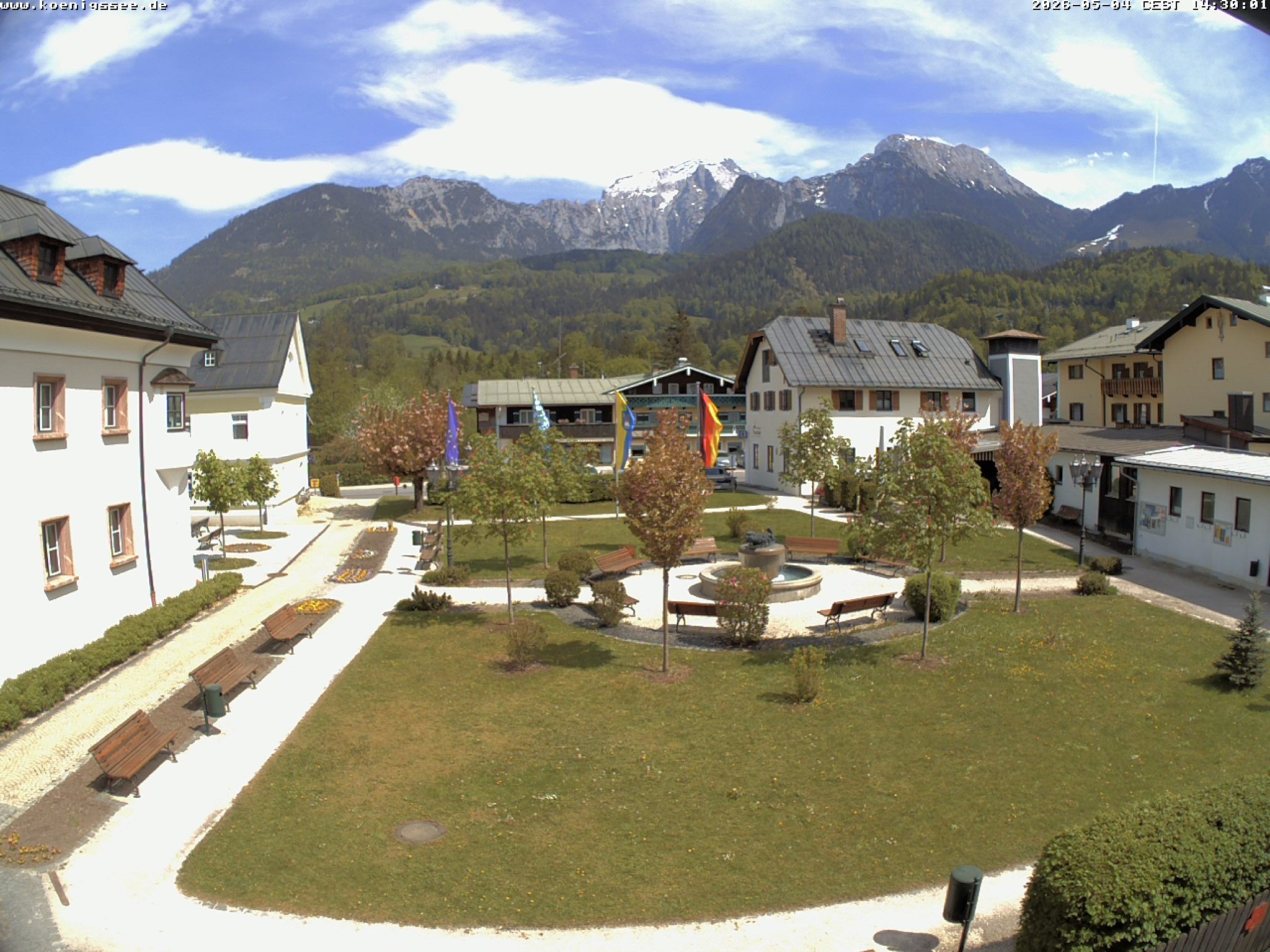 Archiv Foto Webcam Haus des Gastes - Königssee