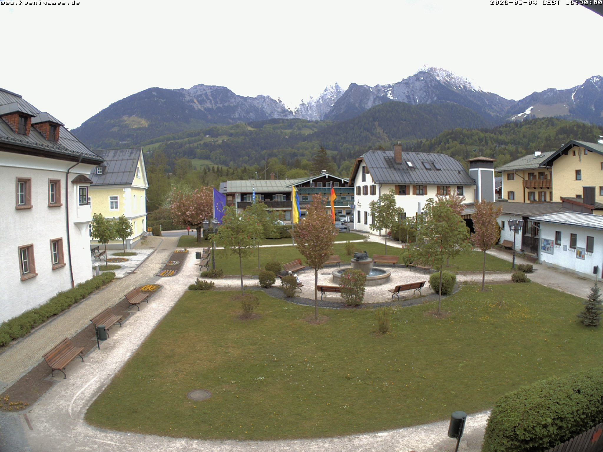 Archiv Foto Webcam Haus des Gastes - Königssee