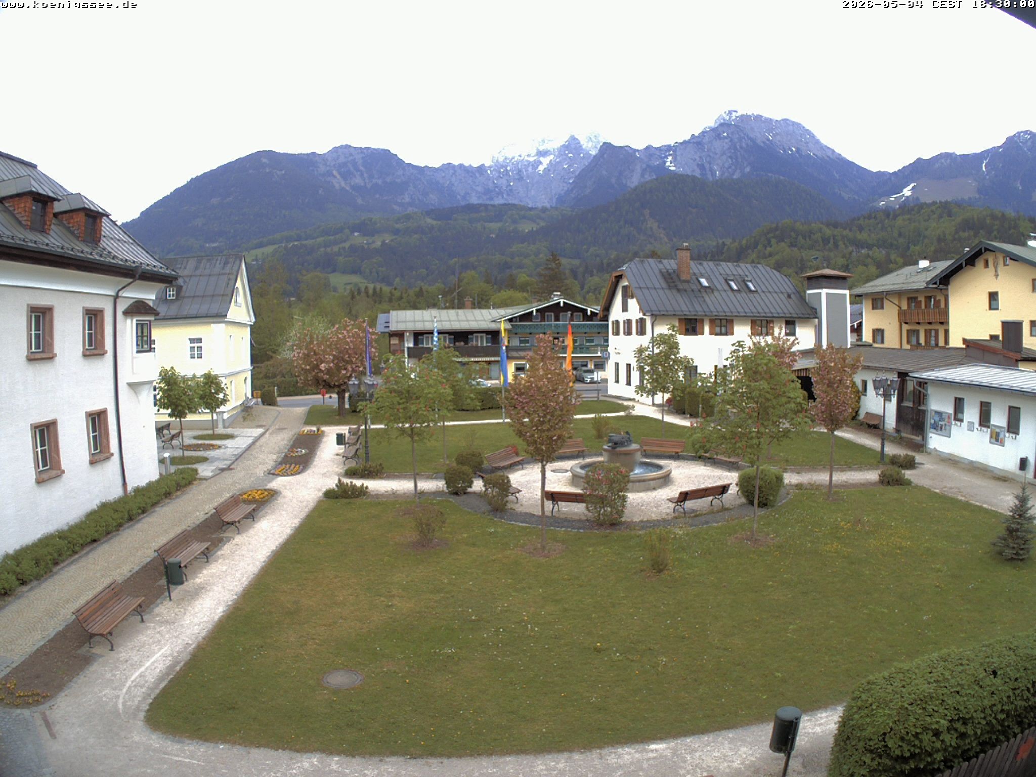 Archiv Foto Webcam Haus des Gastes - Königssee