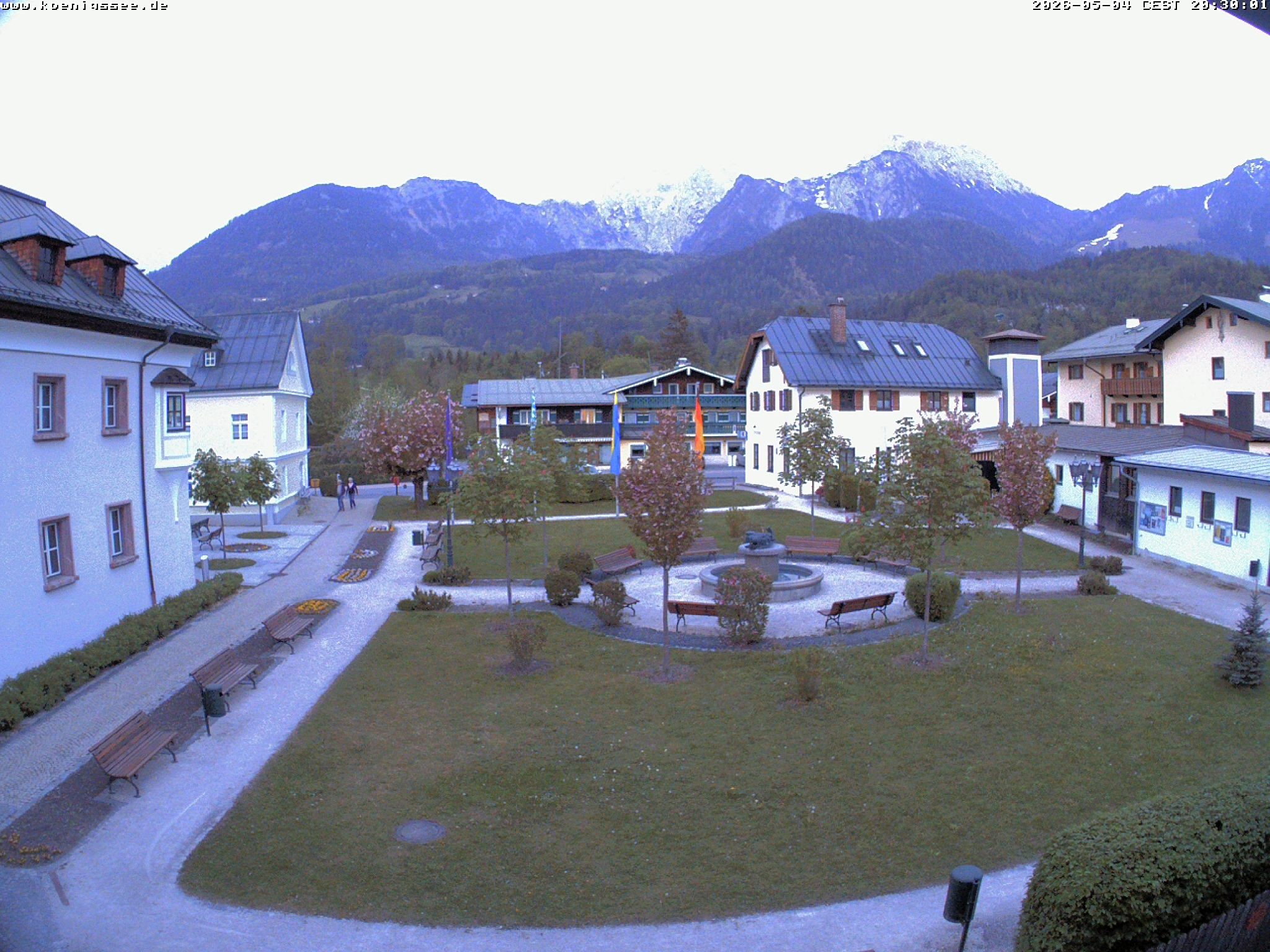 Archiv Foto Webcam Haus des Gastes - Königssee