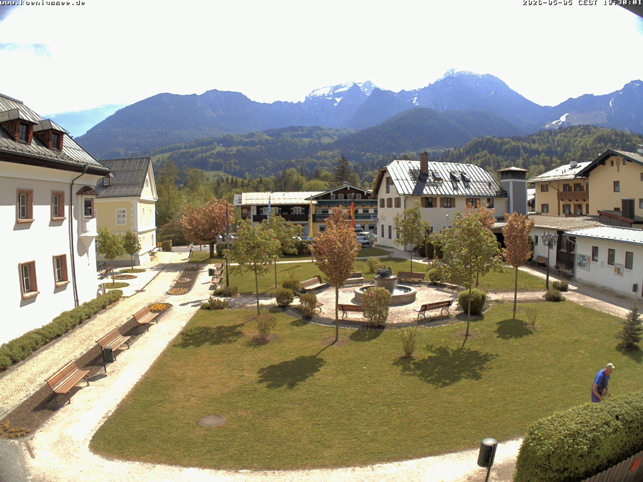 Archiv Foto Webcam Haus des Gastes - Königssee