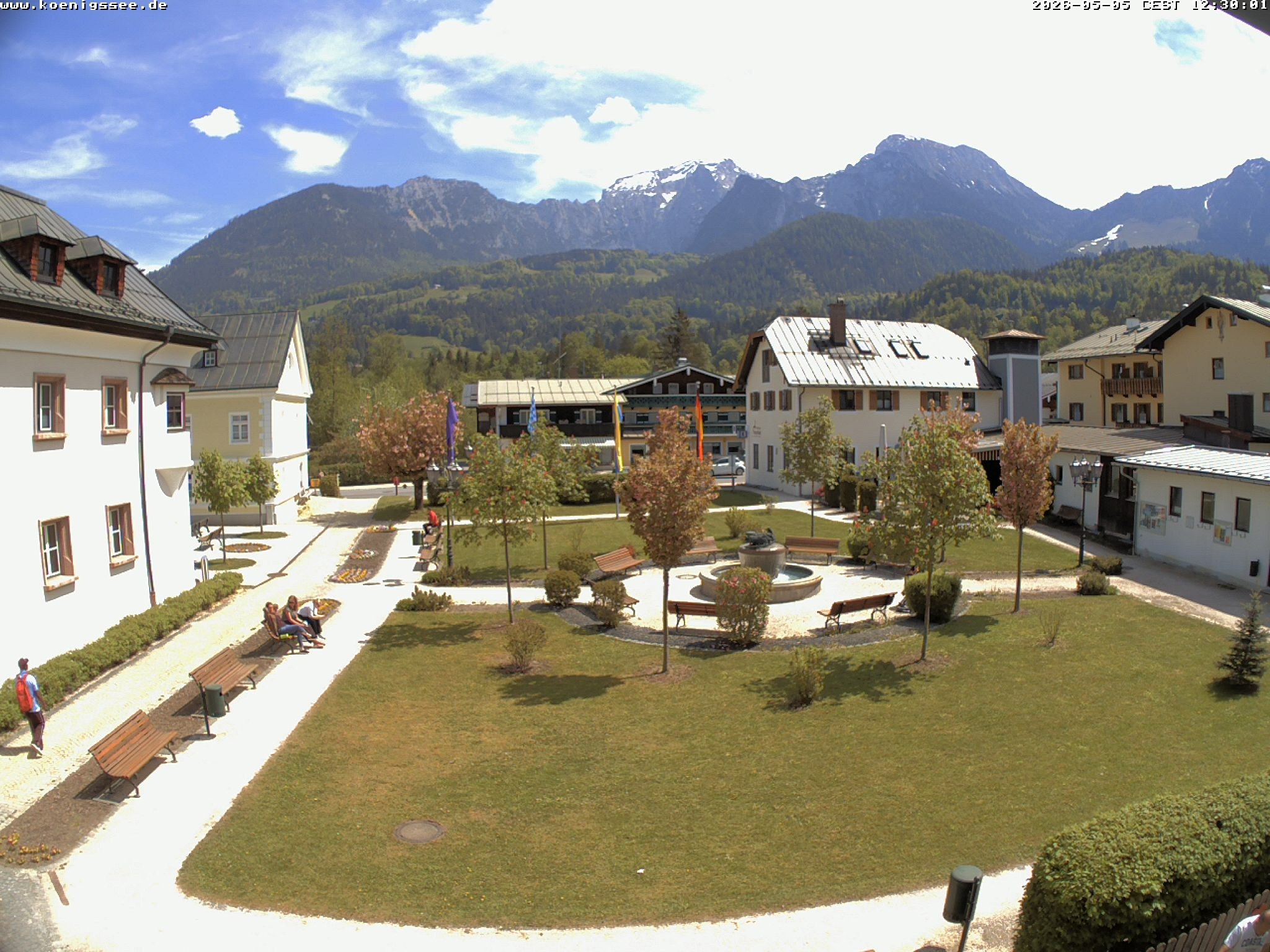 Archiv Foto Webcam Haus des Gastes - Königssee