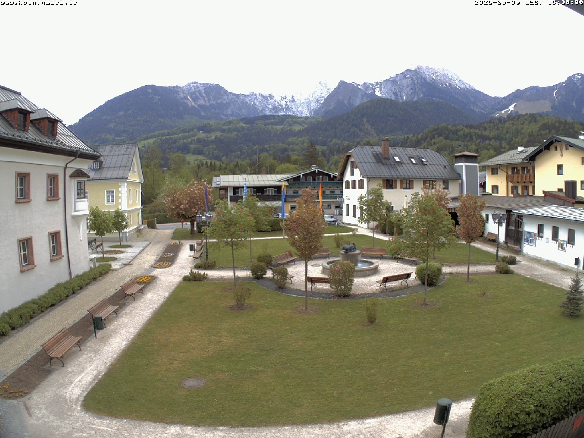 Archiv Foto Webcam Haus des Gastes - Königssee