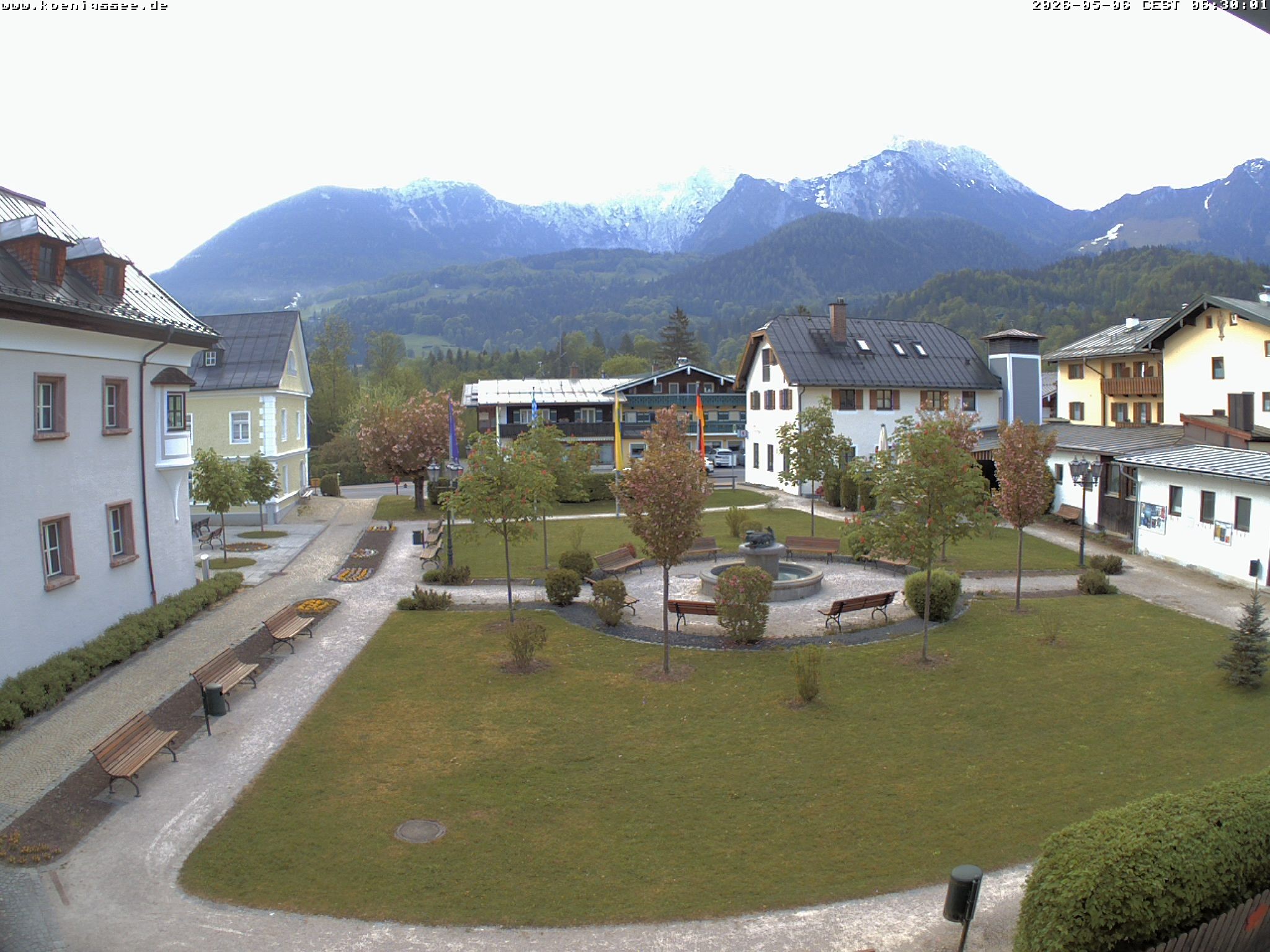 Archiv Foto Webcam Haus des Gastes - Königssee