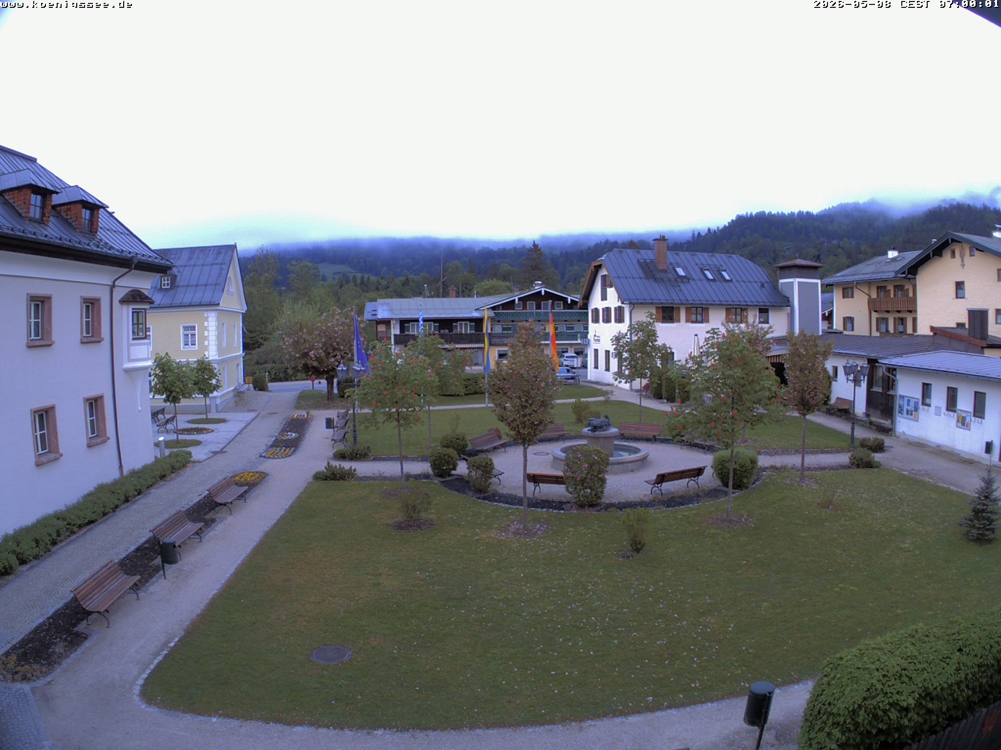 Archiv Foto Webcam Haus des Gastes - Königssee
