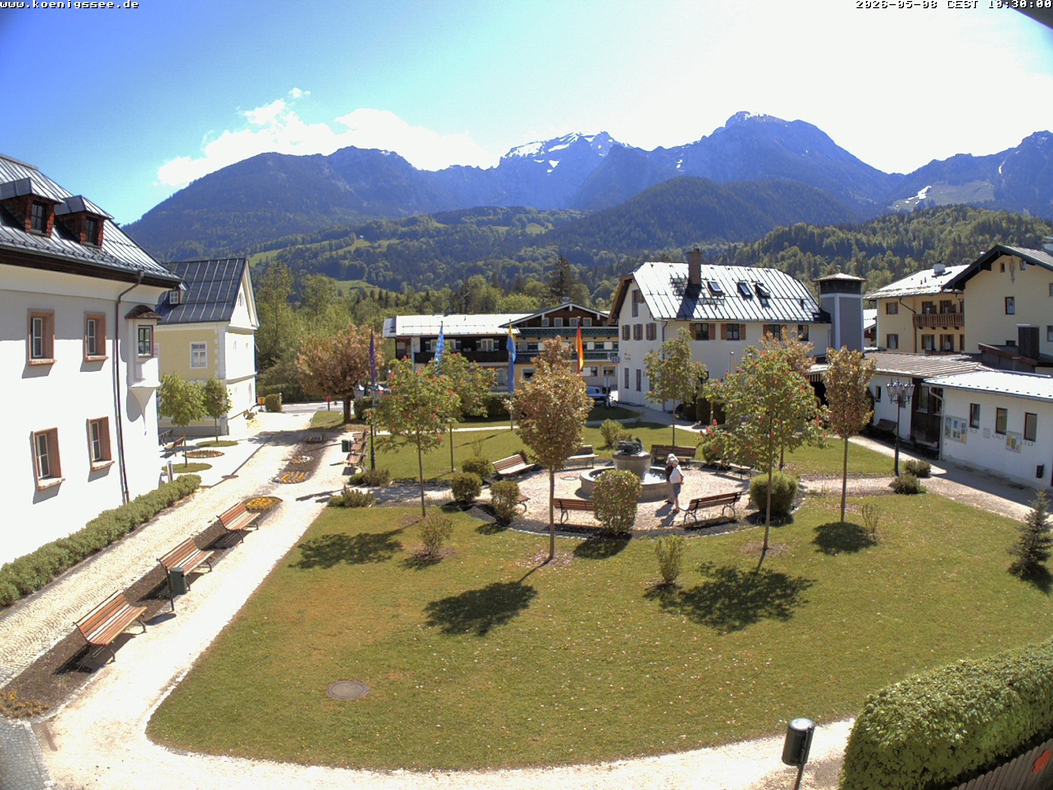 Archiv Foto Webcam Haus des Gastes - Königssee