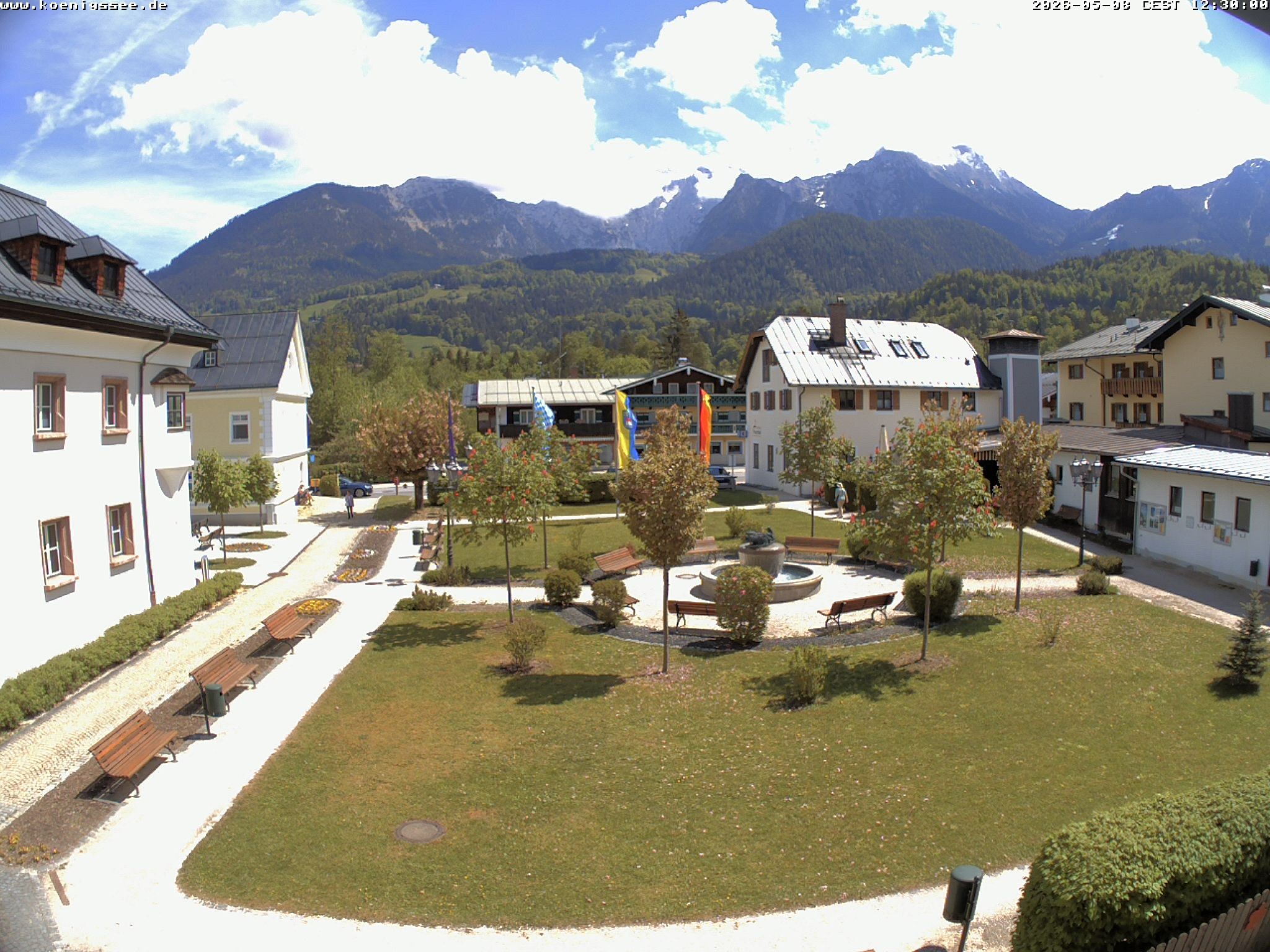 Archiv Foto Webcam Haus des Gastes - Königssee