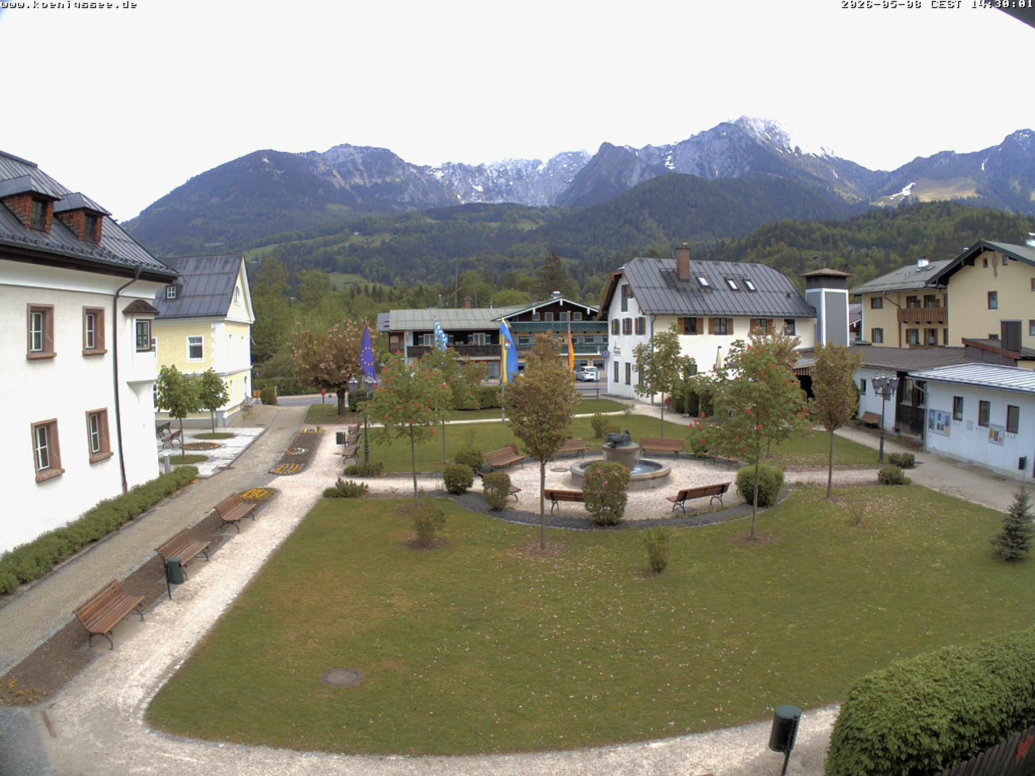 Archiv Foto Webcam Haus des Gastes - Königssee