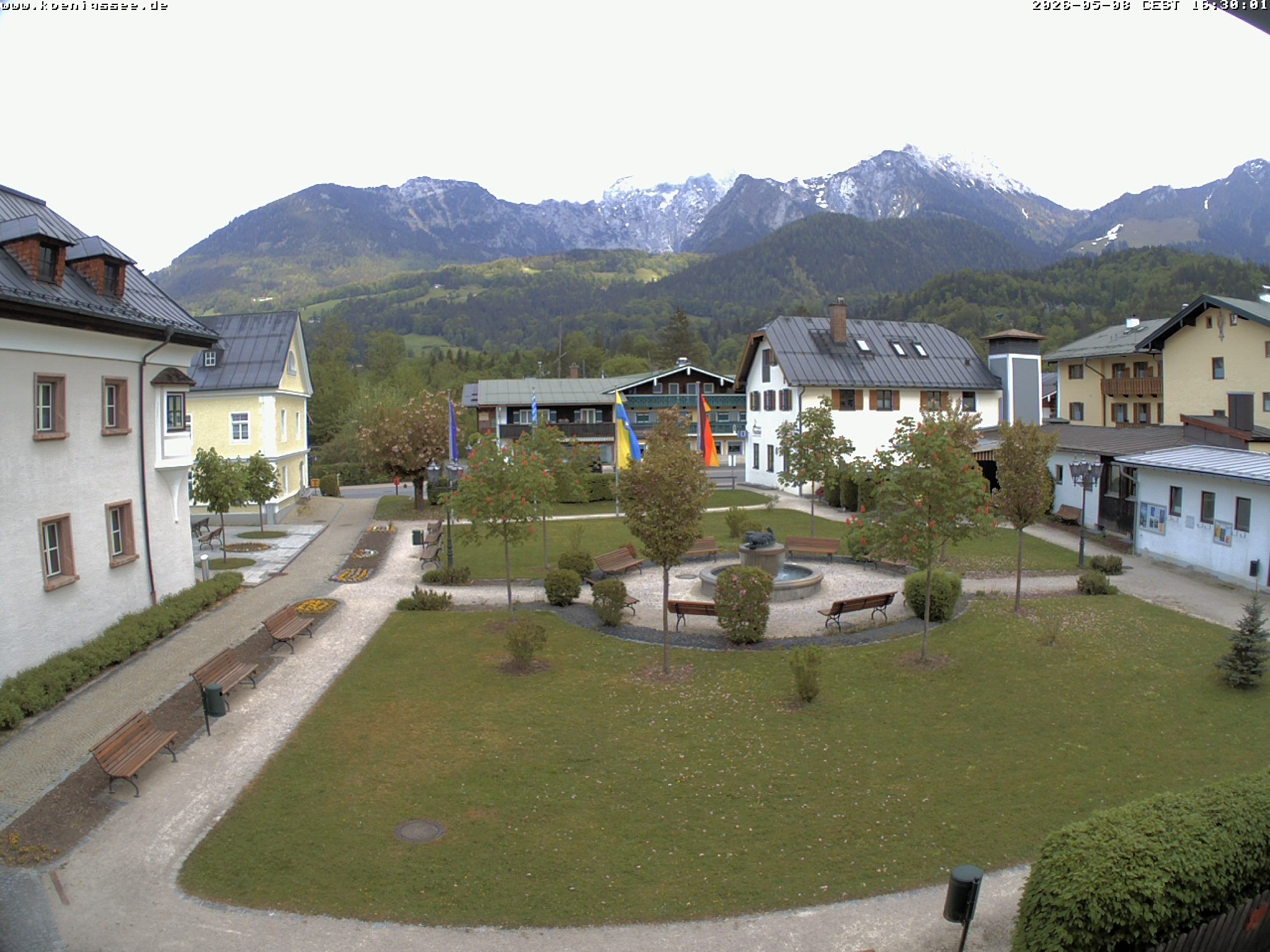 Archiv Foto Webcam Haus des Gastes - Königssee